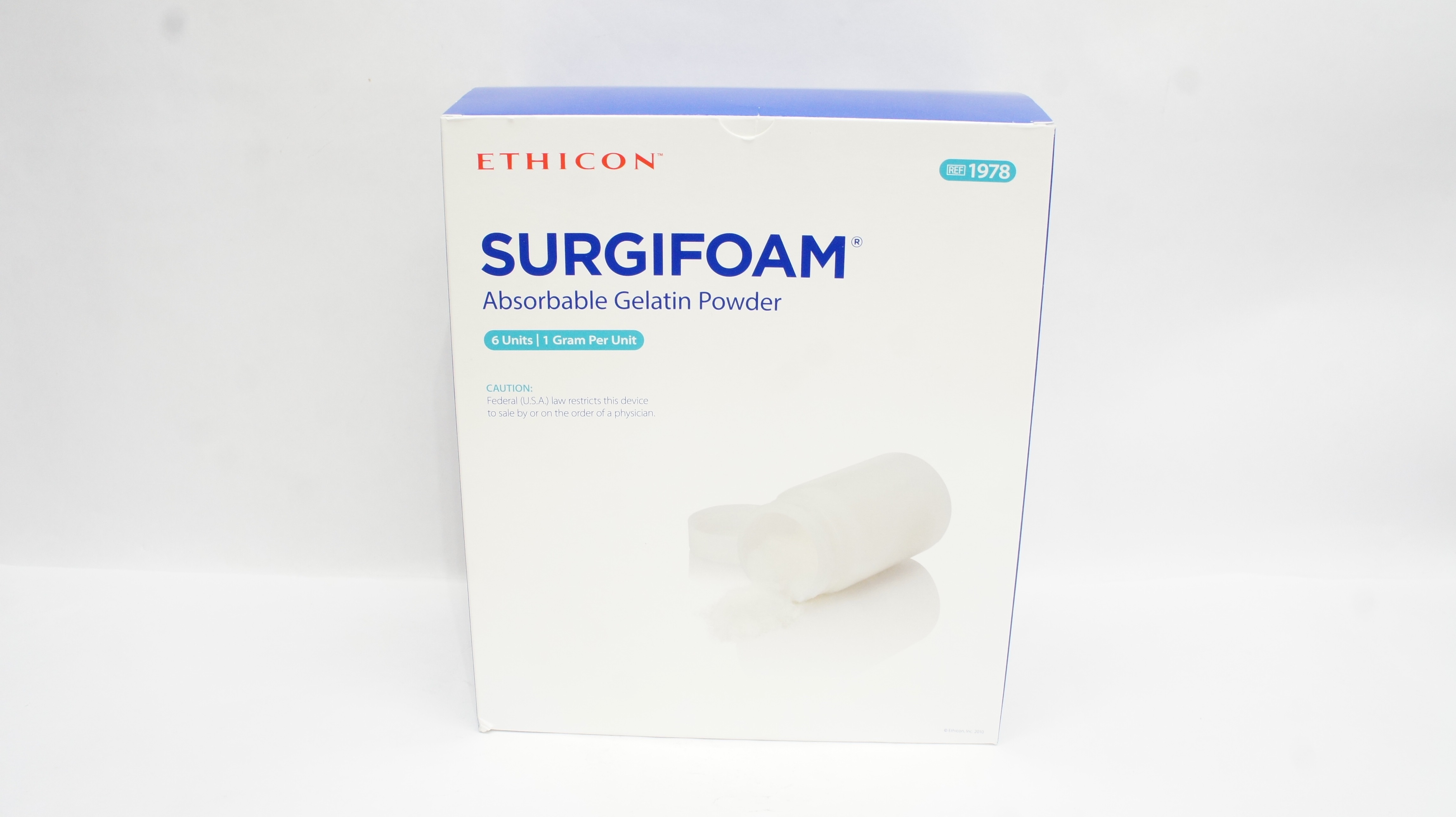 Ethicon 1978 Ferrosan Surgifoam Absorbable Gelatin Powder 1 Gram (x)
