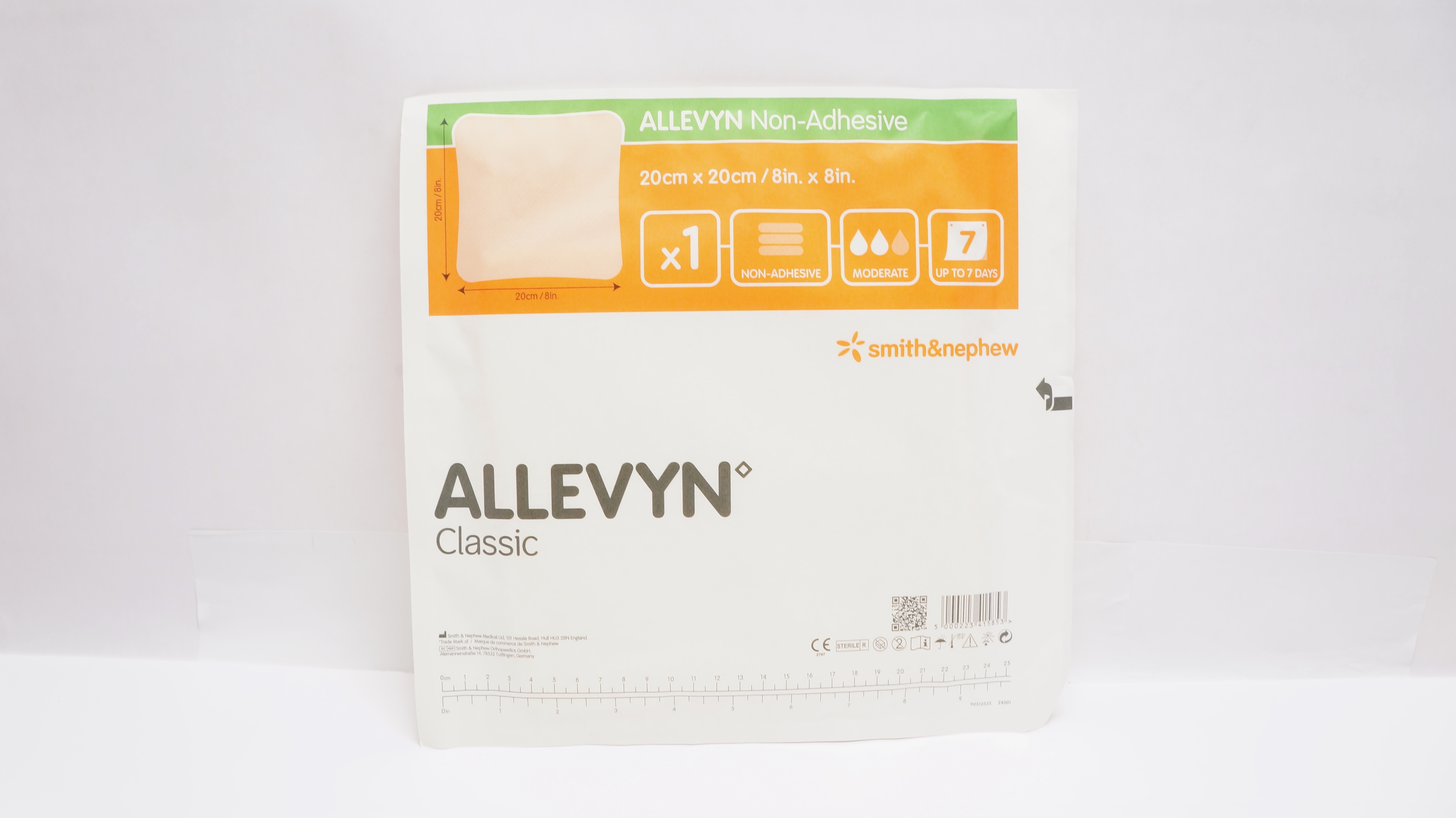 Smith&Nephew 66927638 Allevyn Classic Non-Adhesive 8inch x 8inch