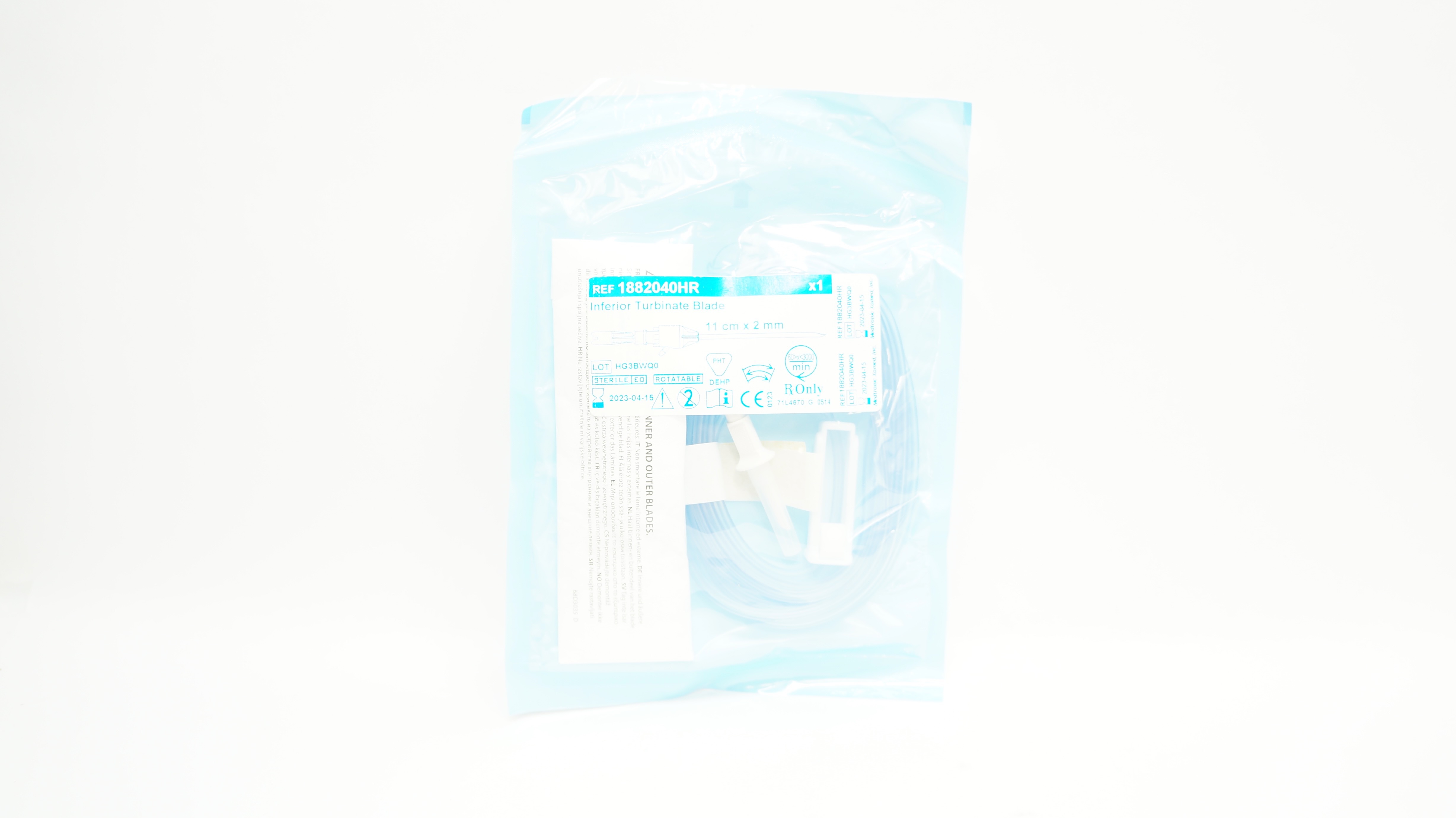 Medtronic 1882040HR Inferior Turbinate Blade 11cm x 2mm (x)