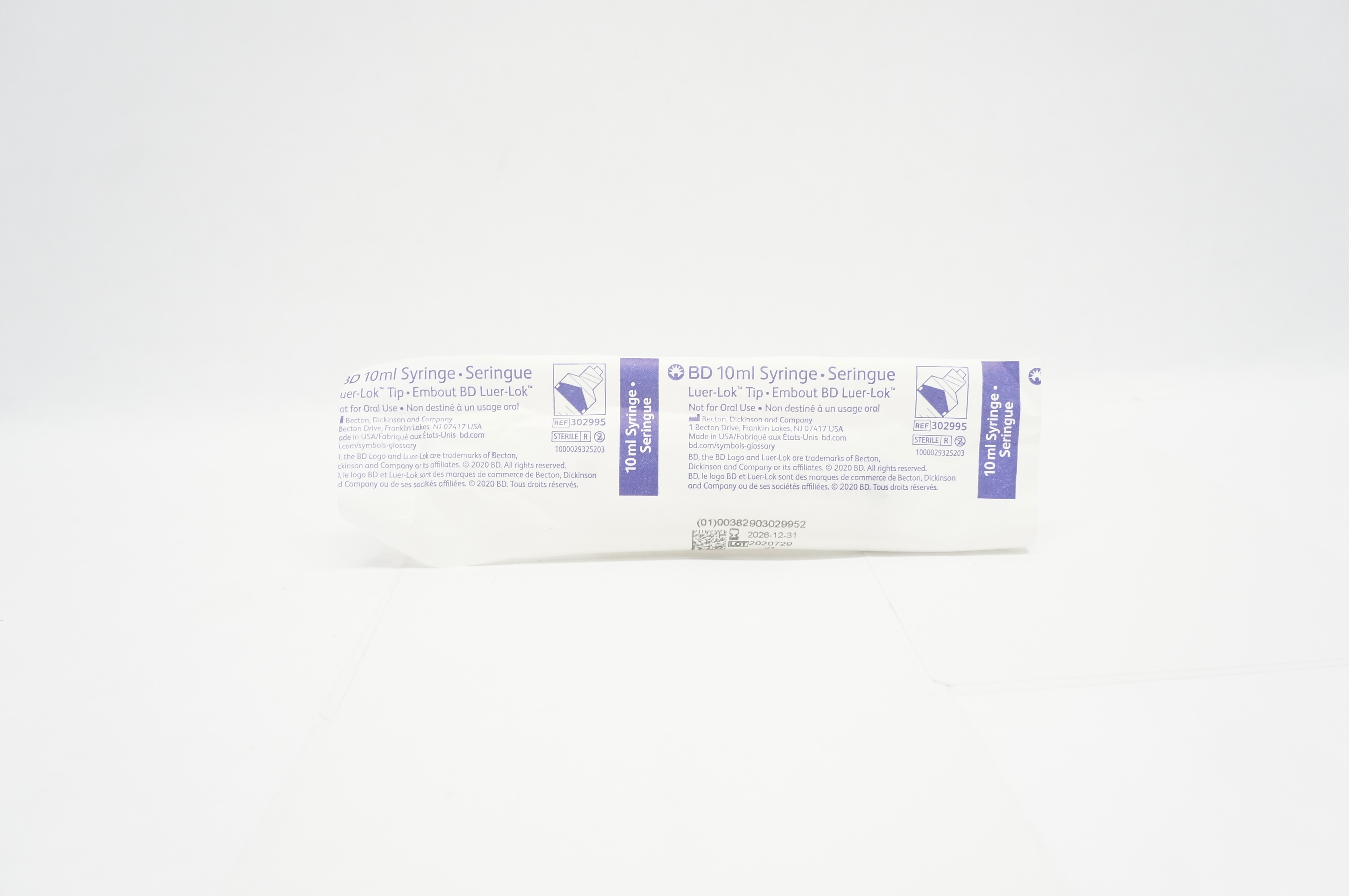 BD 302995 Syringe, Luer-Lok Tip, 10mL