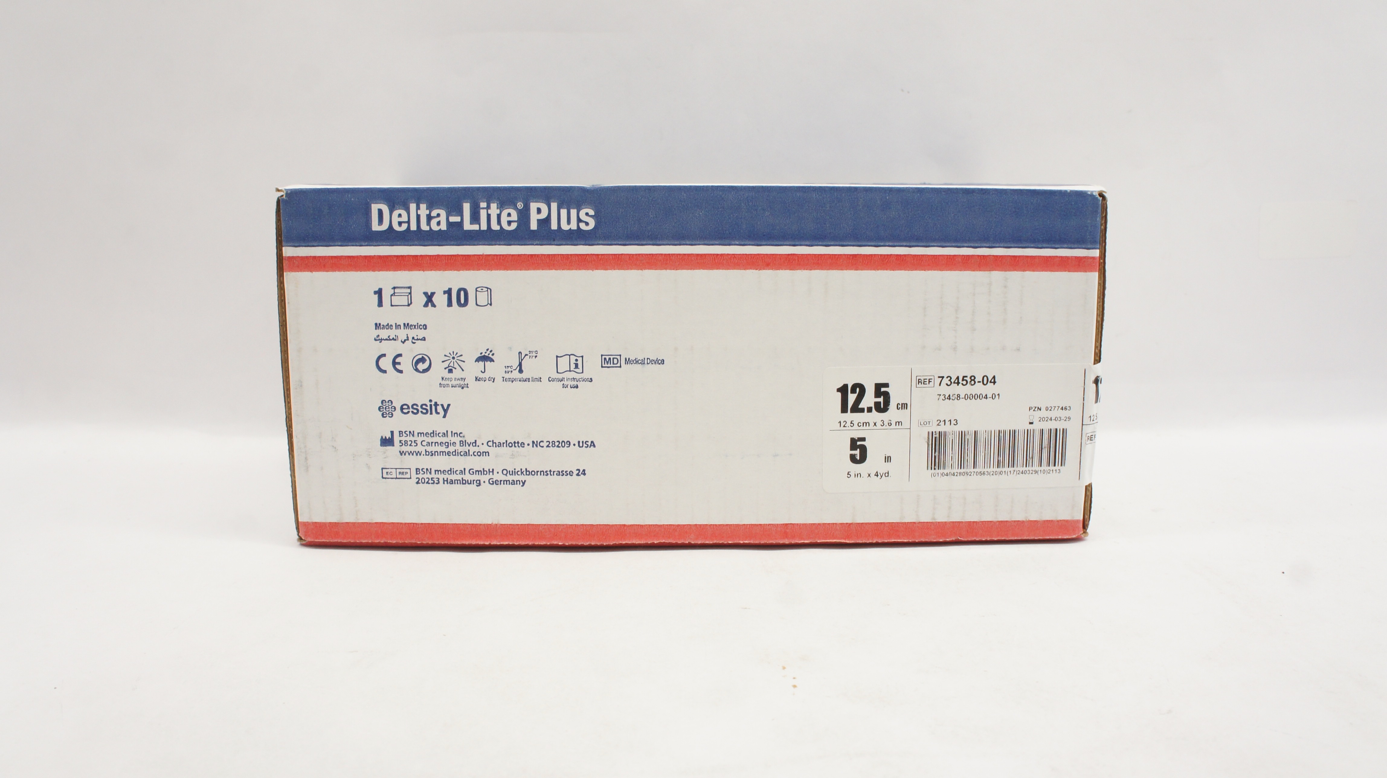 BSN Medical 73458-04 Delta-Life Plus Faberglass Cast Tape 5inch x 4yd- Box of 10