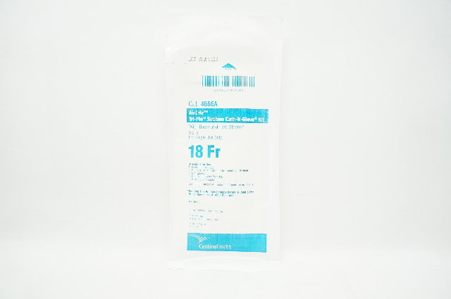 CardinalHealth 4666A AirLife Tri-Flo Suction Cath-N-Glove Kit 18Fr