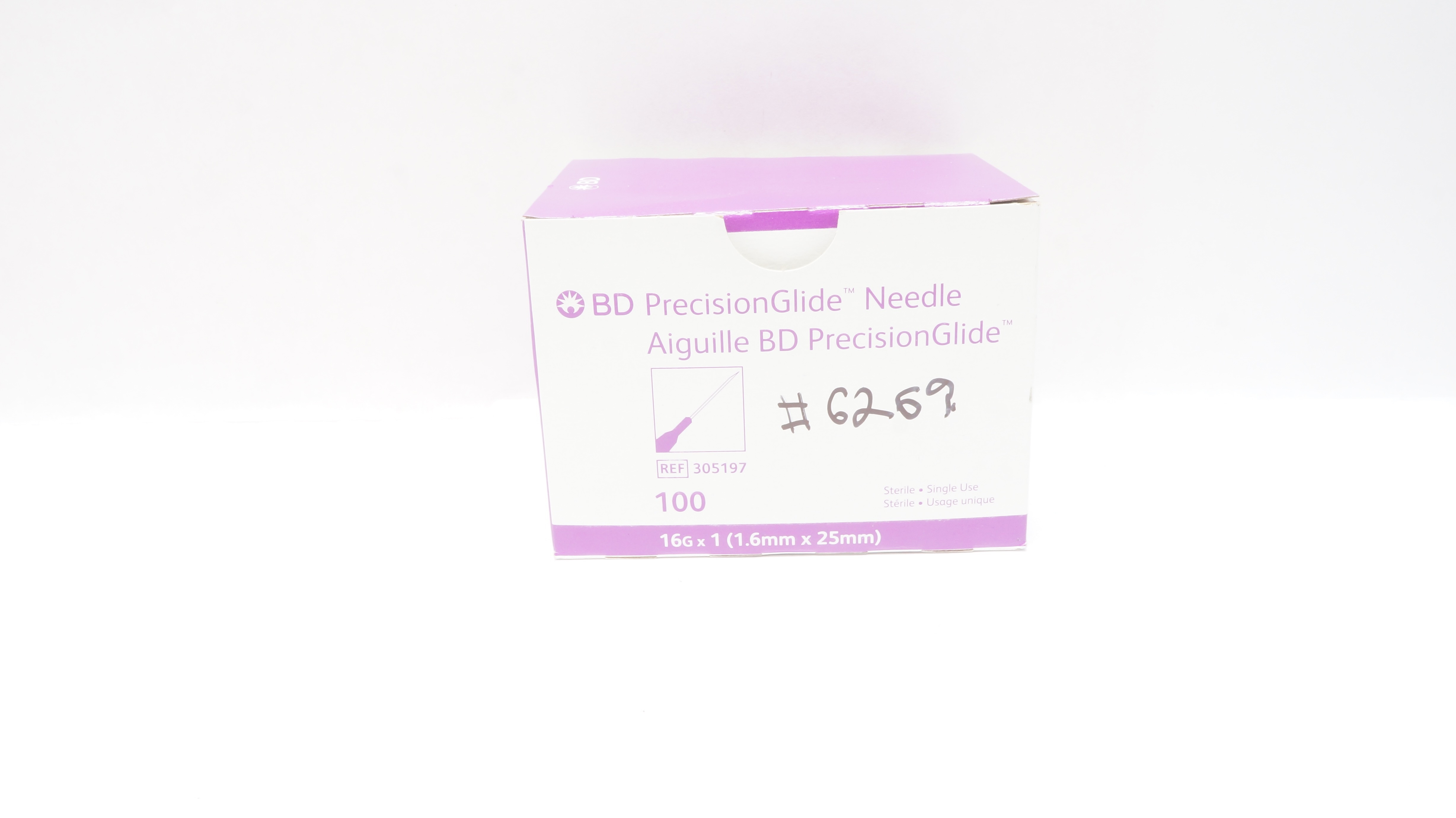 BD 305197 PrecisionGlide Ndle 16g x 1 - Box of 100