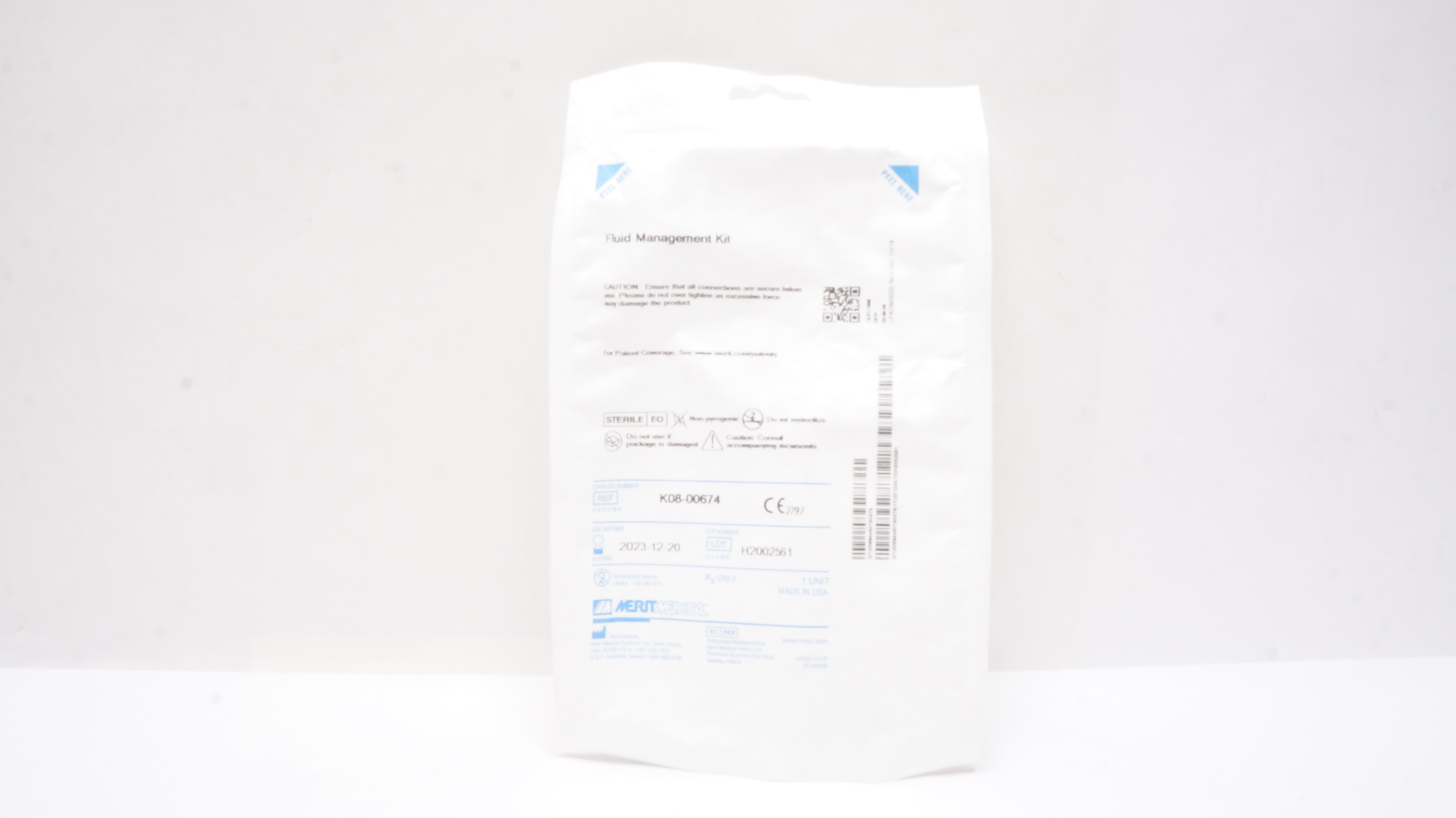 Merit Medical K08-00674 Fluid Management Kit