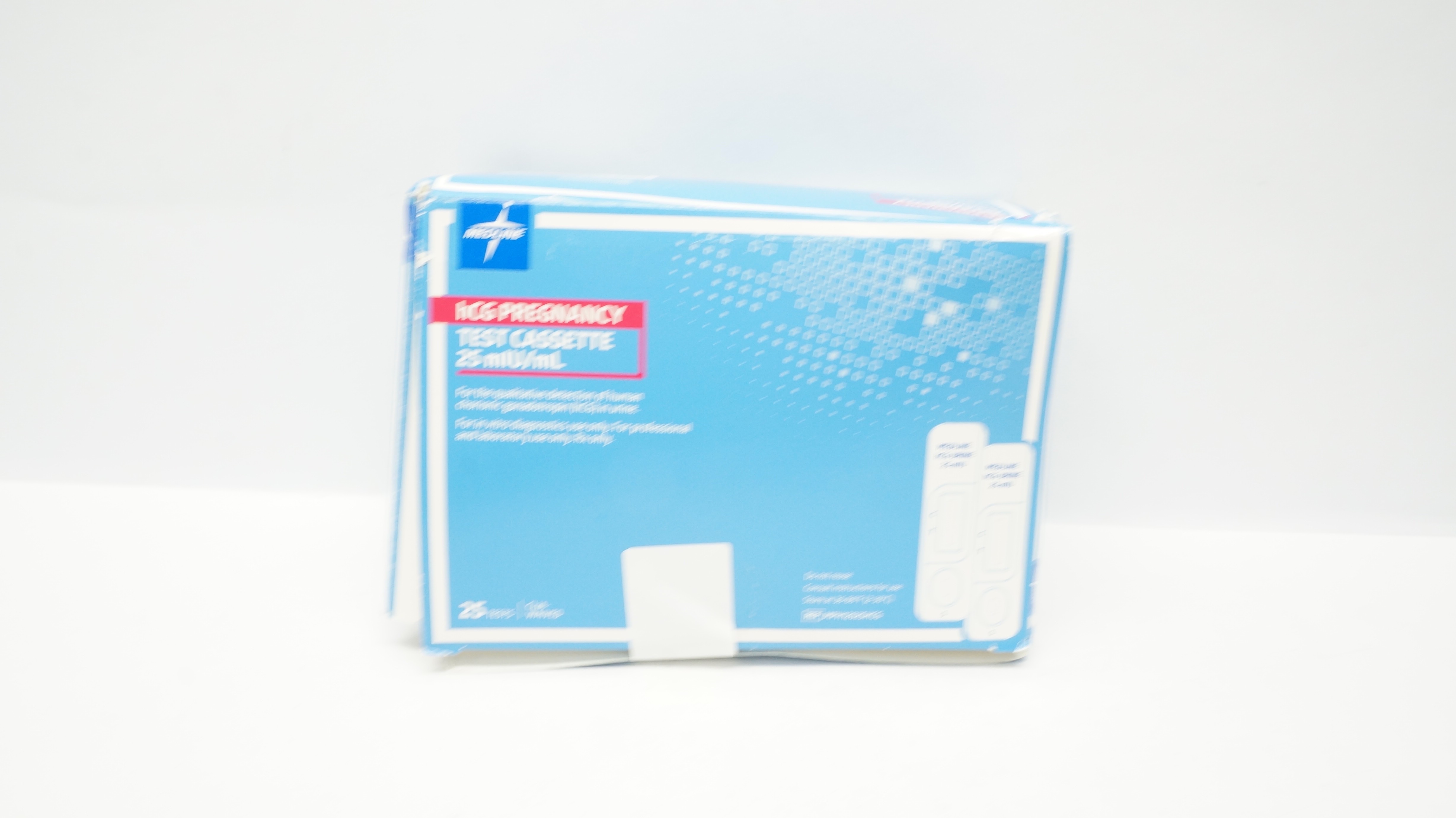 Medline MPH12025HCG, hCG Pregnancy Test Cassette 25mIU/mL (x) - Box of 11
