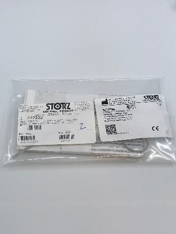 Karl Storz 227252 Ear Forceps, Oval Cupped Jaws, 0.6 mm, Working Length 10 cm