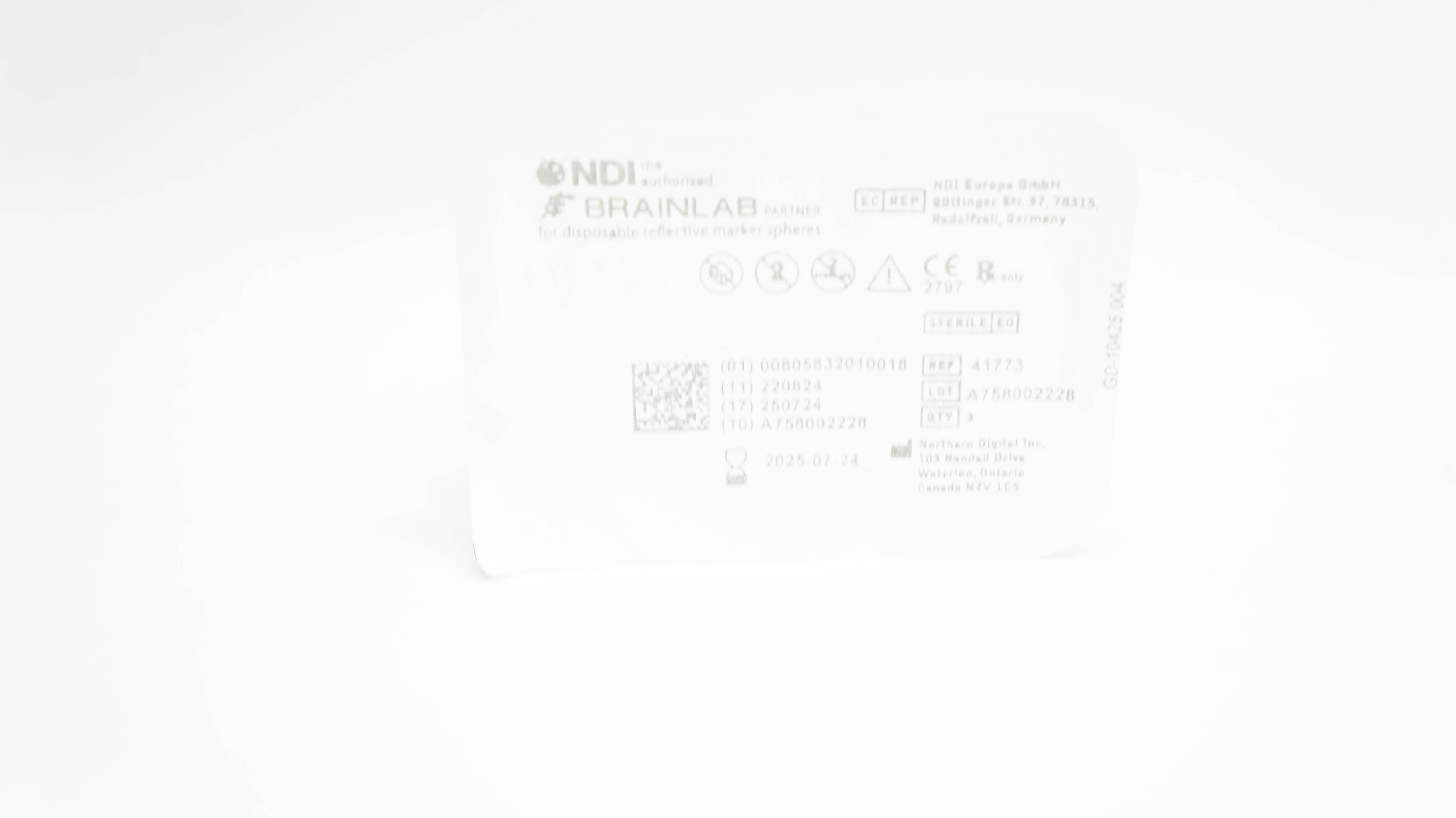 Brainlab 41773 Disposable Reflective Marker Spheres Screw - Pack of 3