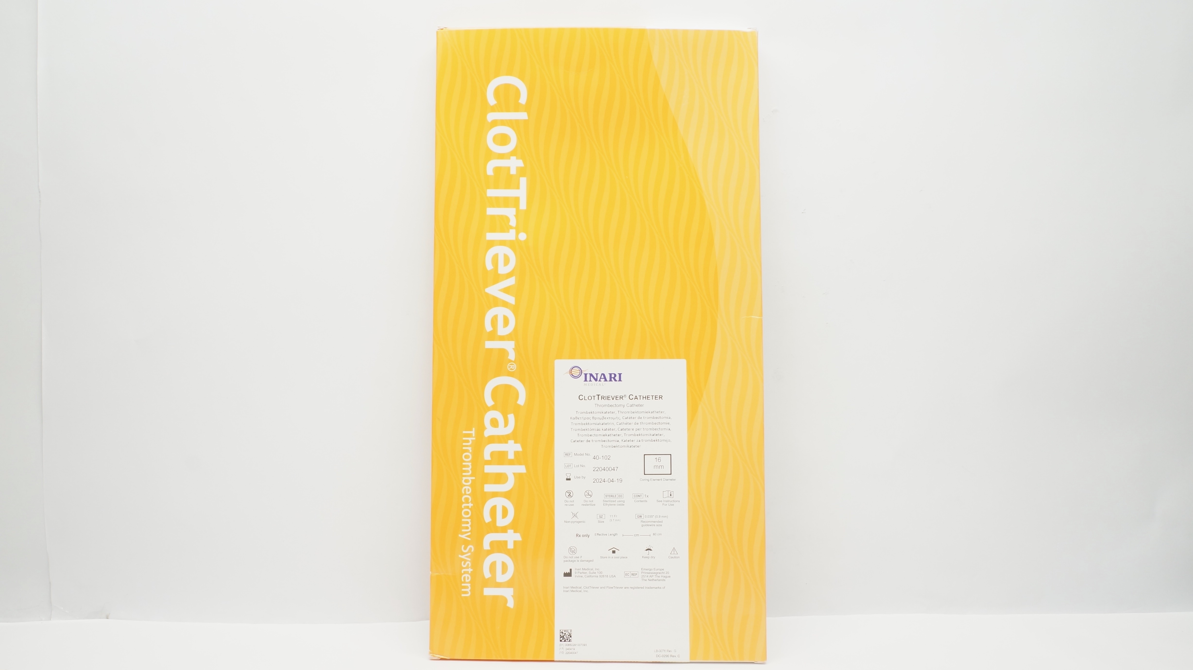 Inari Medical 40-102 ClotTriever Thrombectomy Cath. 16mm (x)