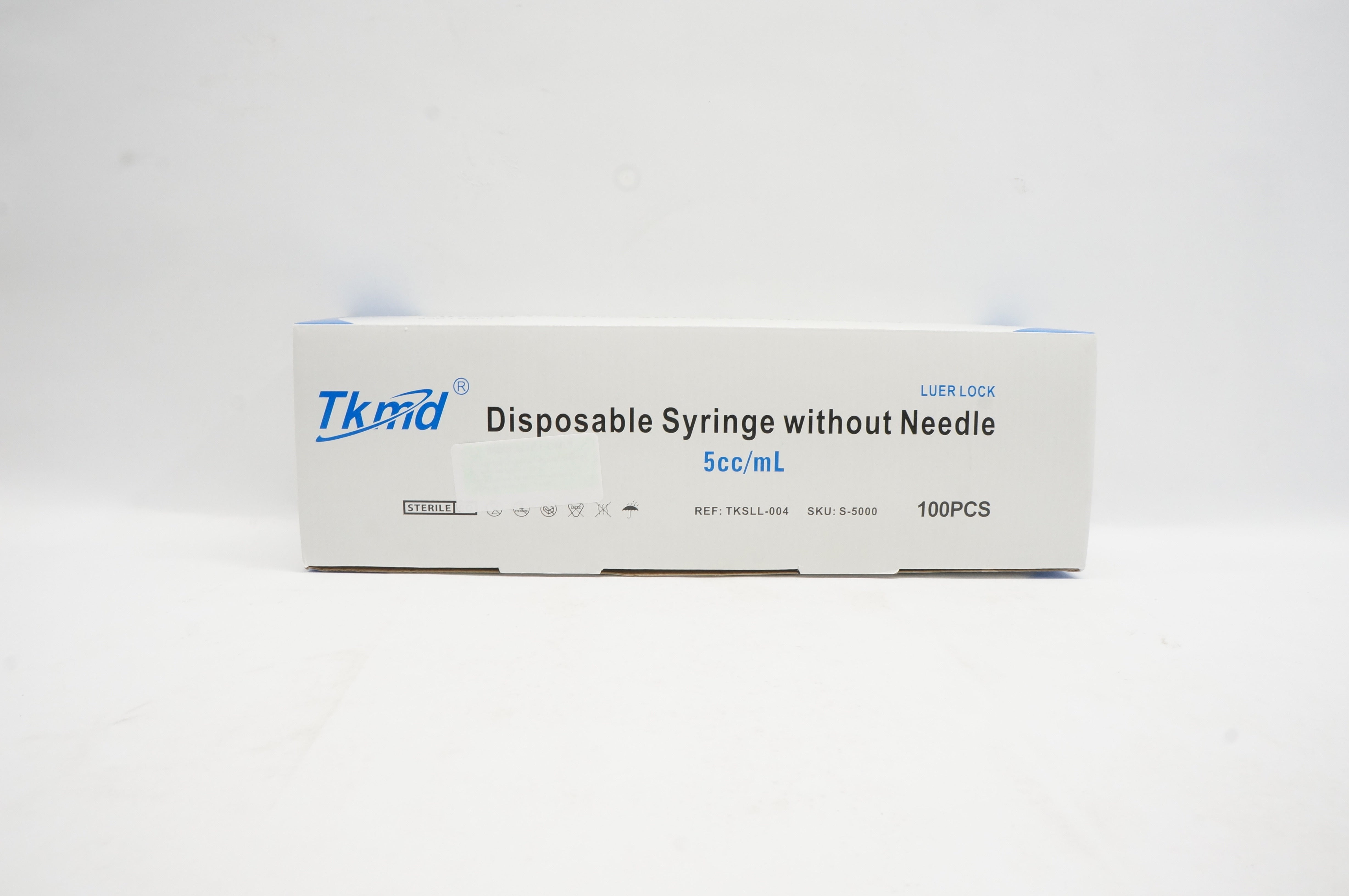 Tkmd TKSLL-004 Disposable Syringe without Ndle 5cc/mL - Box of 100