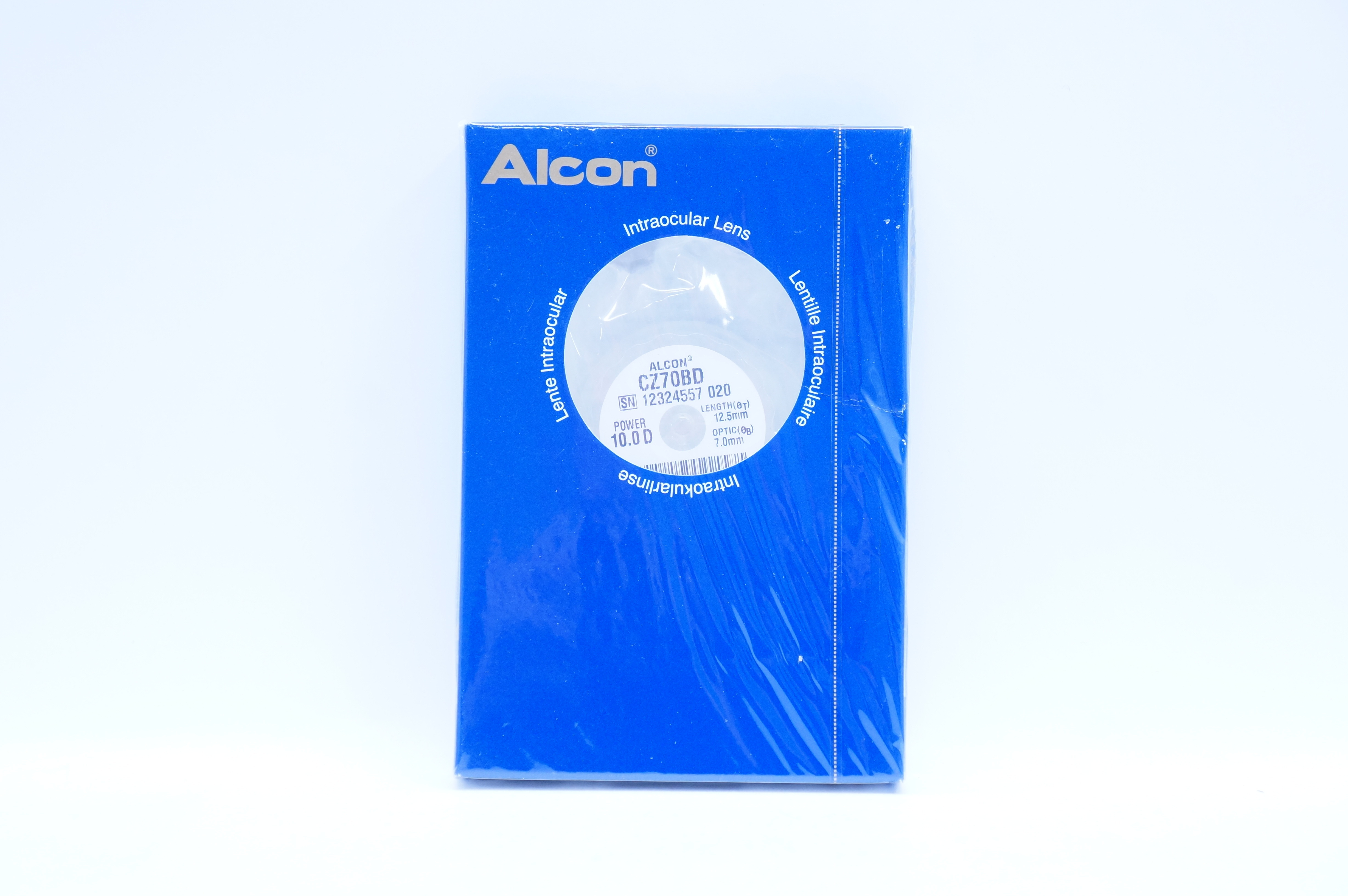 Alcon CZ70BD Intraocular Lens 10.0D, Length 12.5mm, Optic 7.0mm (x)