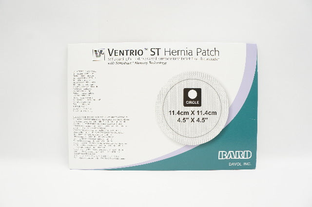 Bard 5950020 Ventrio ST Hernia Patch Bioresorbable Coated Mesh 4.5 x 4.5inch (x)