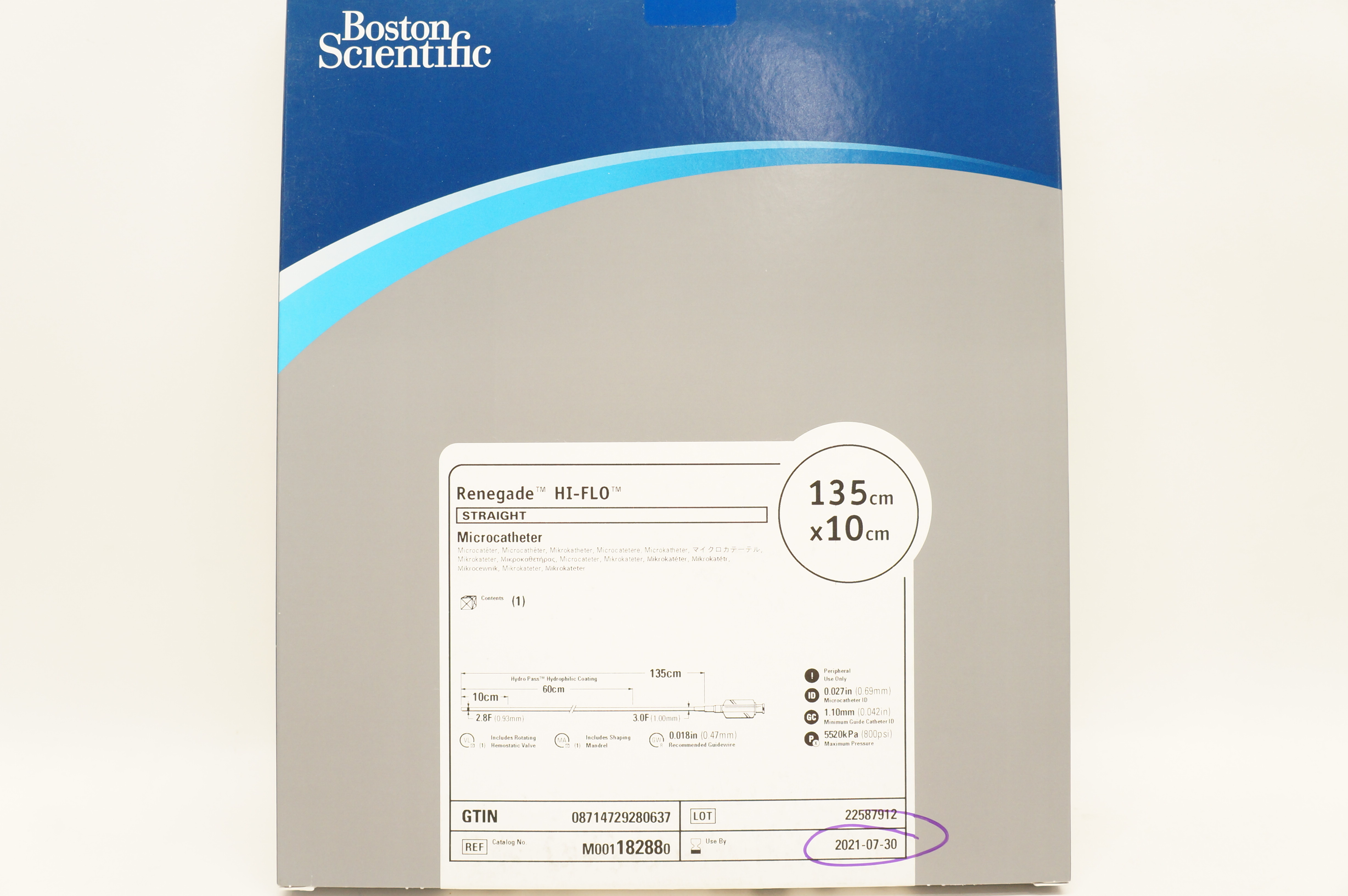 Boston Scientific 18288 Renegade Hi-Flo Microcatheter (x)