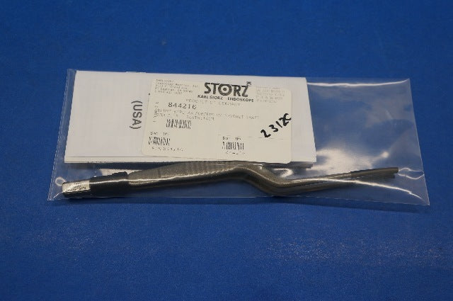 Karl Storz 844216 Bipolar Forceps, Insulated, Blunt, Tips 1 mm, Length 16 cm