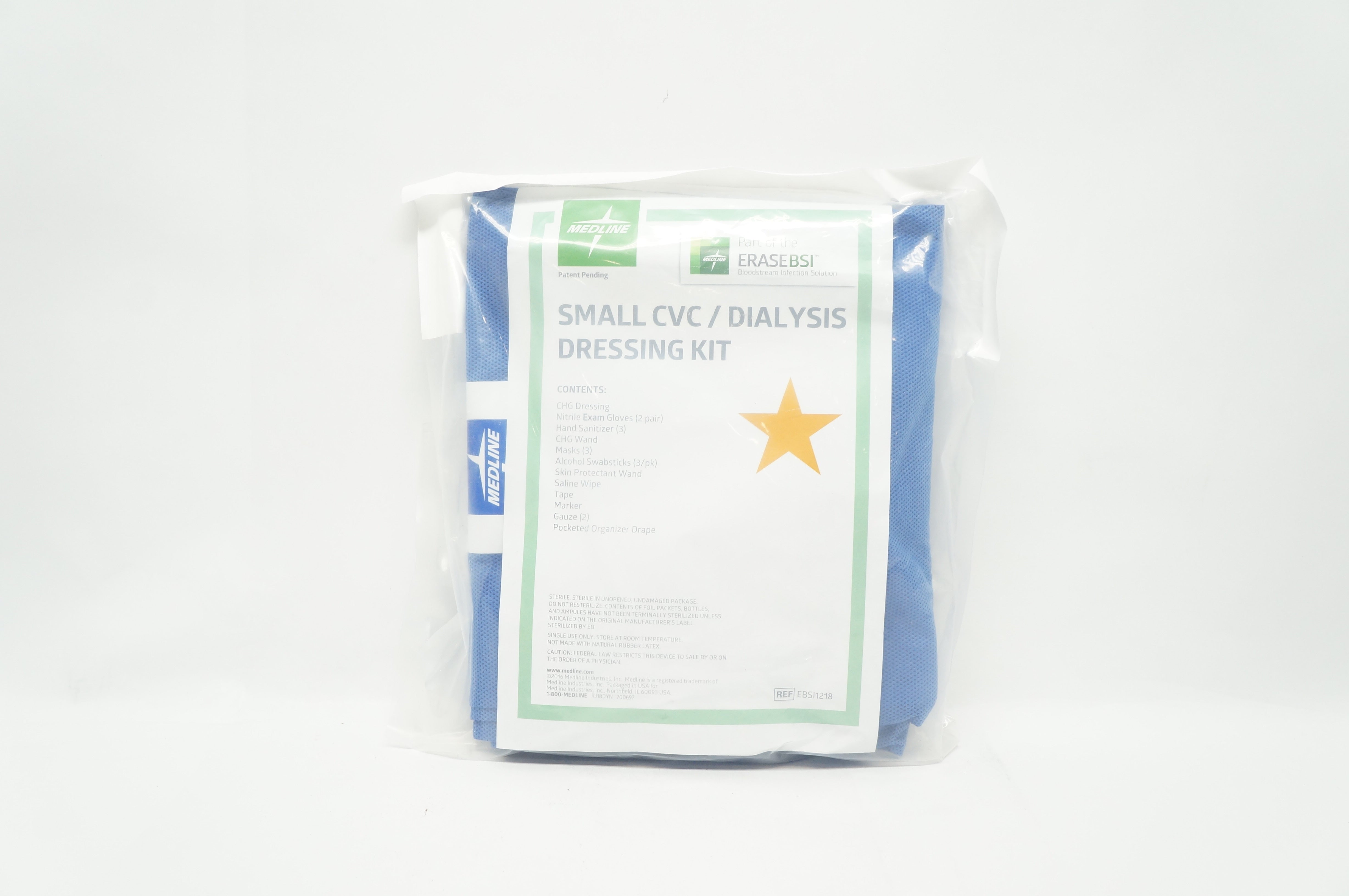 Medline EBSI1218 Small CVC/Dialysis Dressing Kit (x)