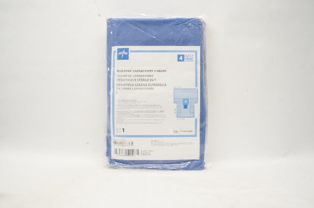 Medline DYNJP3009 Pediatric Laparotomy T-Drape, Level 4, 98 x 121inch