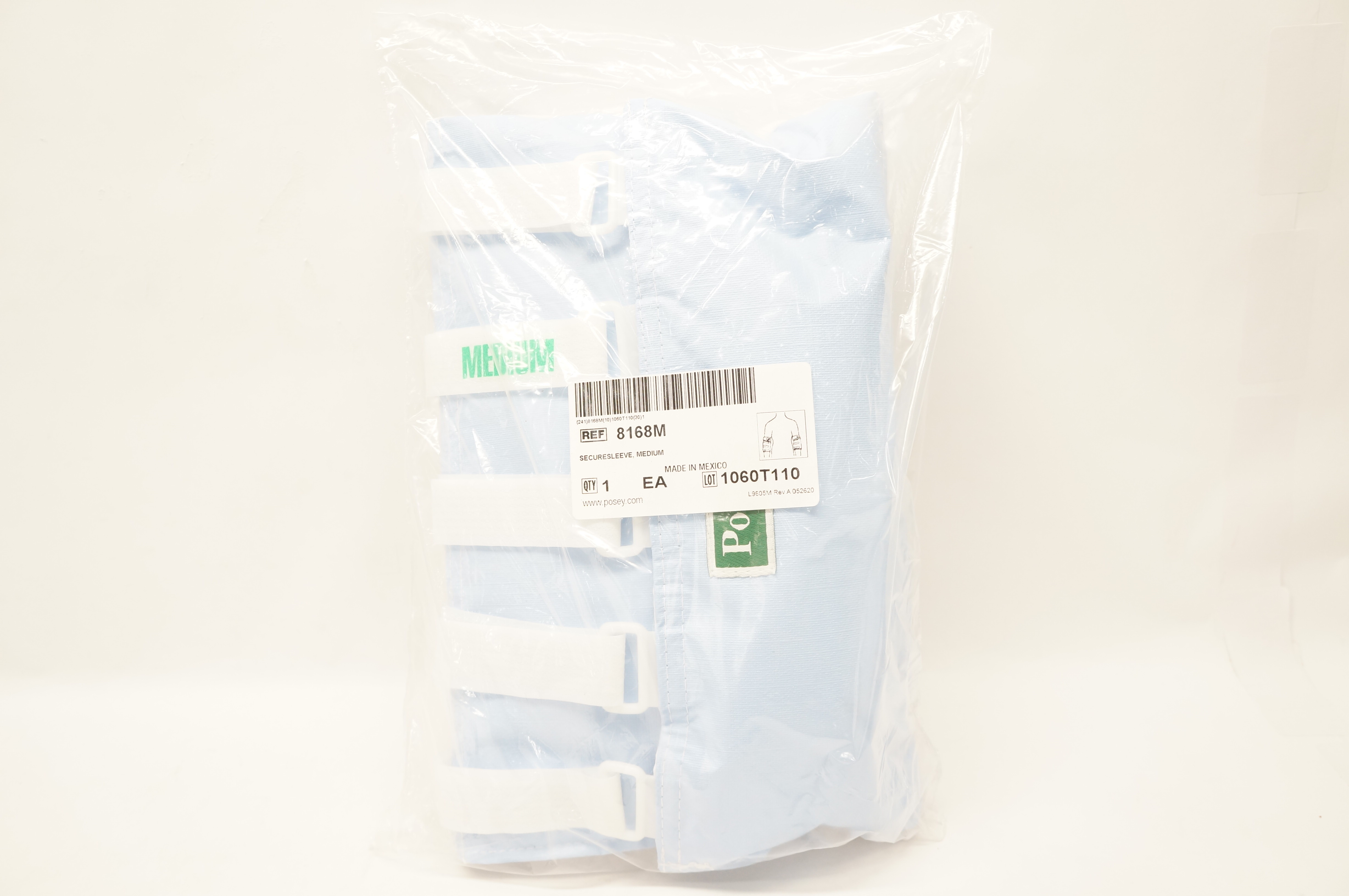 Posey 8168M SecureSleeve Protector, Adult Medium 6-17inch x 13inch