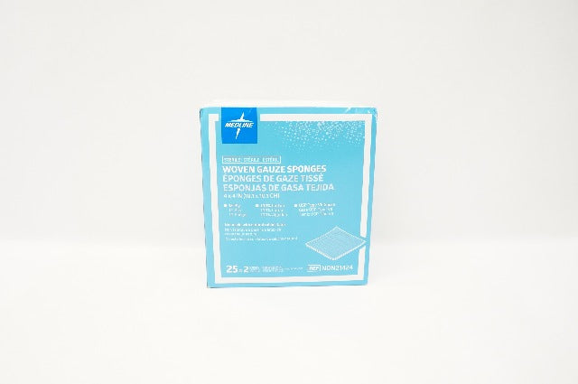 Medline NON21424 Woven Gauze Sponges 4 x 4In 12Ply - Box of 25
