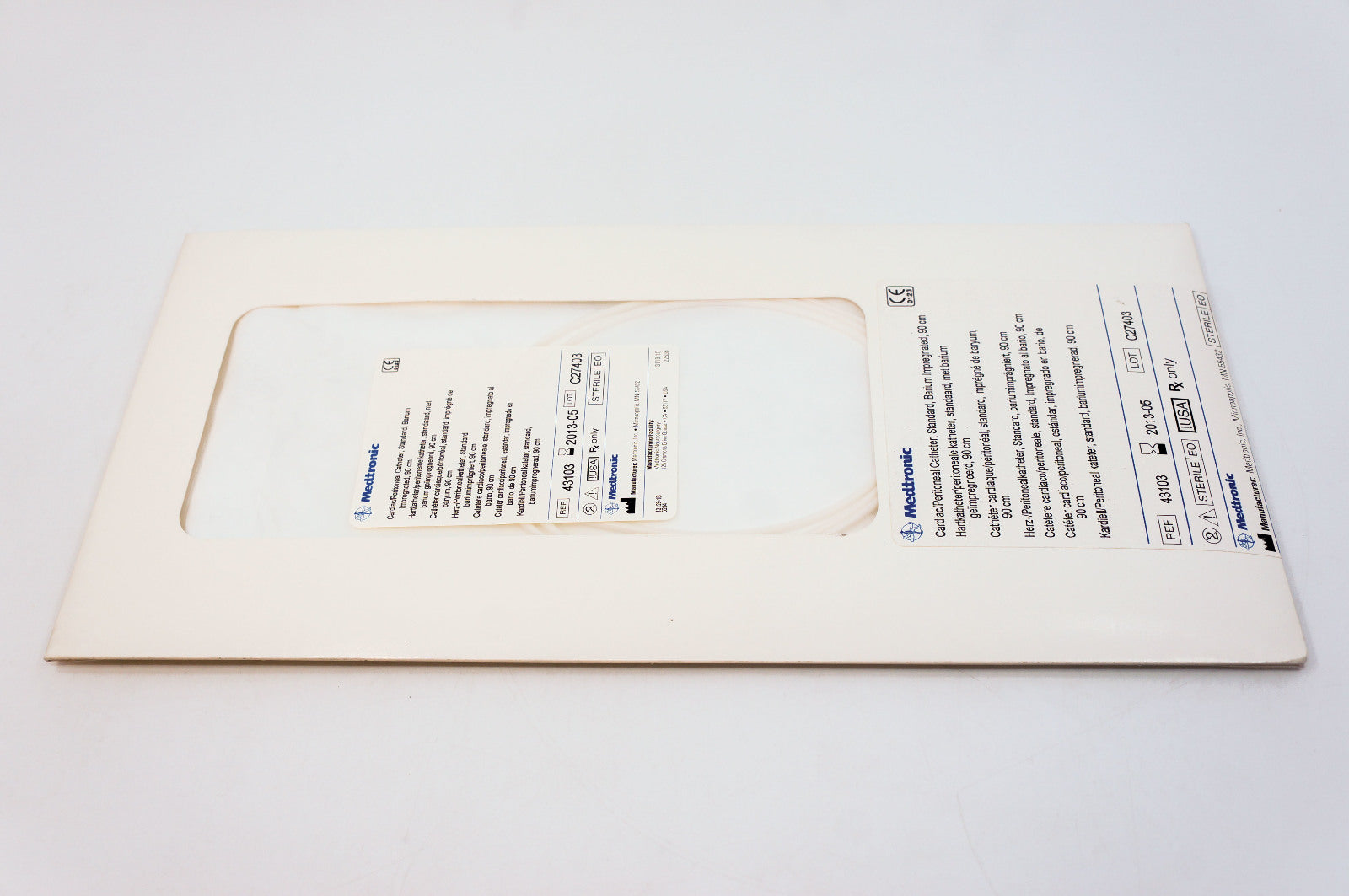 Medtronic 43103 Cardiac/Peritoneal Cath., 90cm. (x)