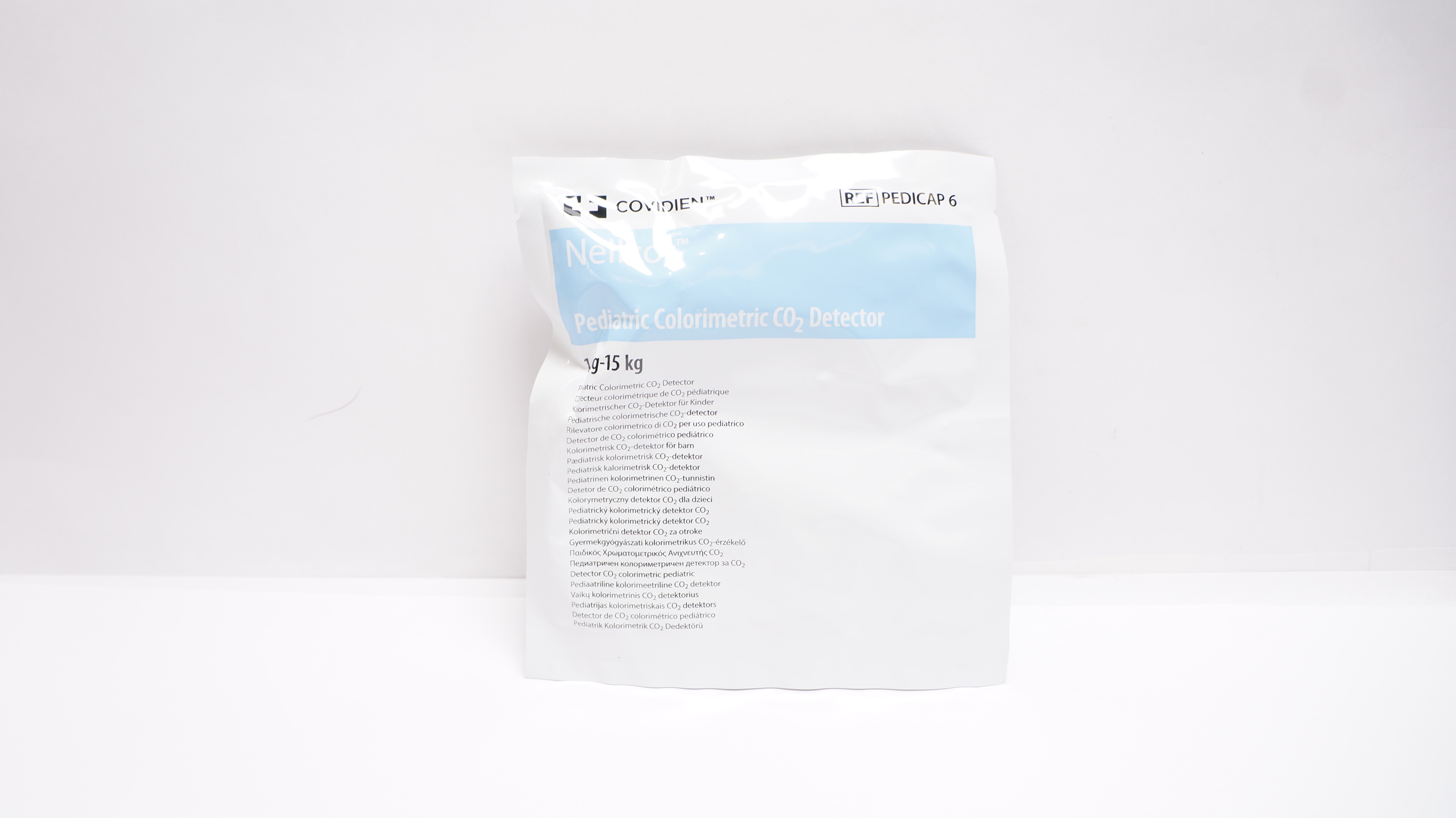 Covidien PEDICAP6 Nellcor Pediatric Colorimetric CO2 Detector 1kg - 15kg