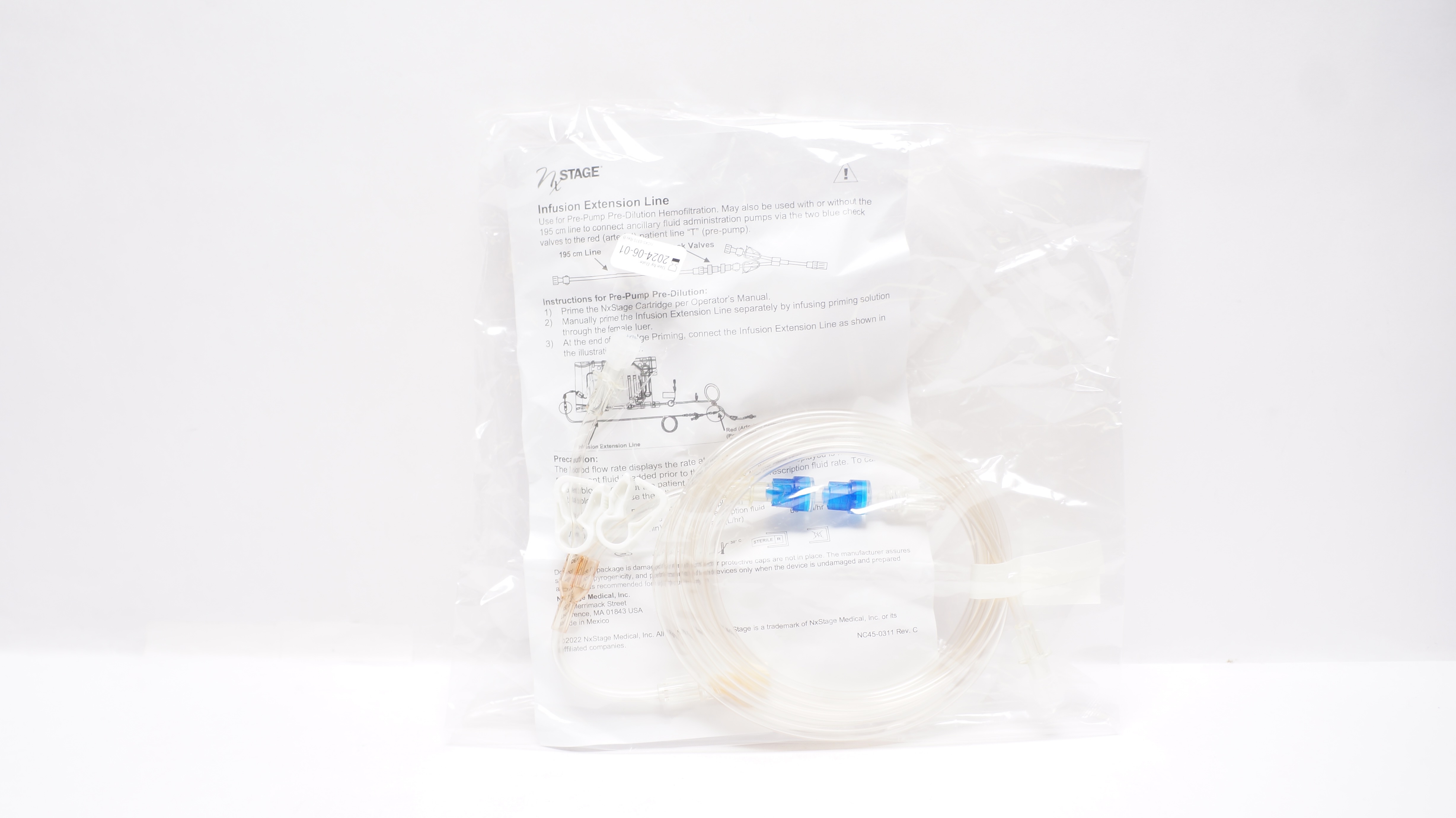 NxStage Infusion Extension Line