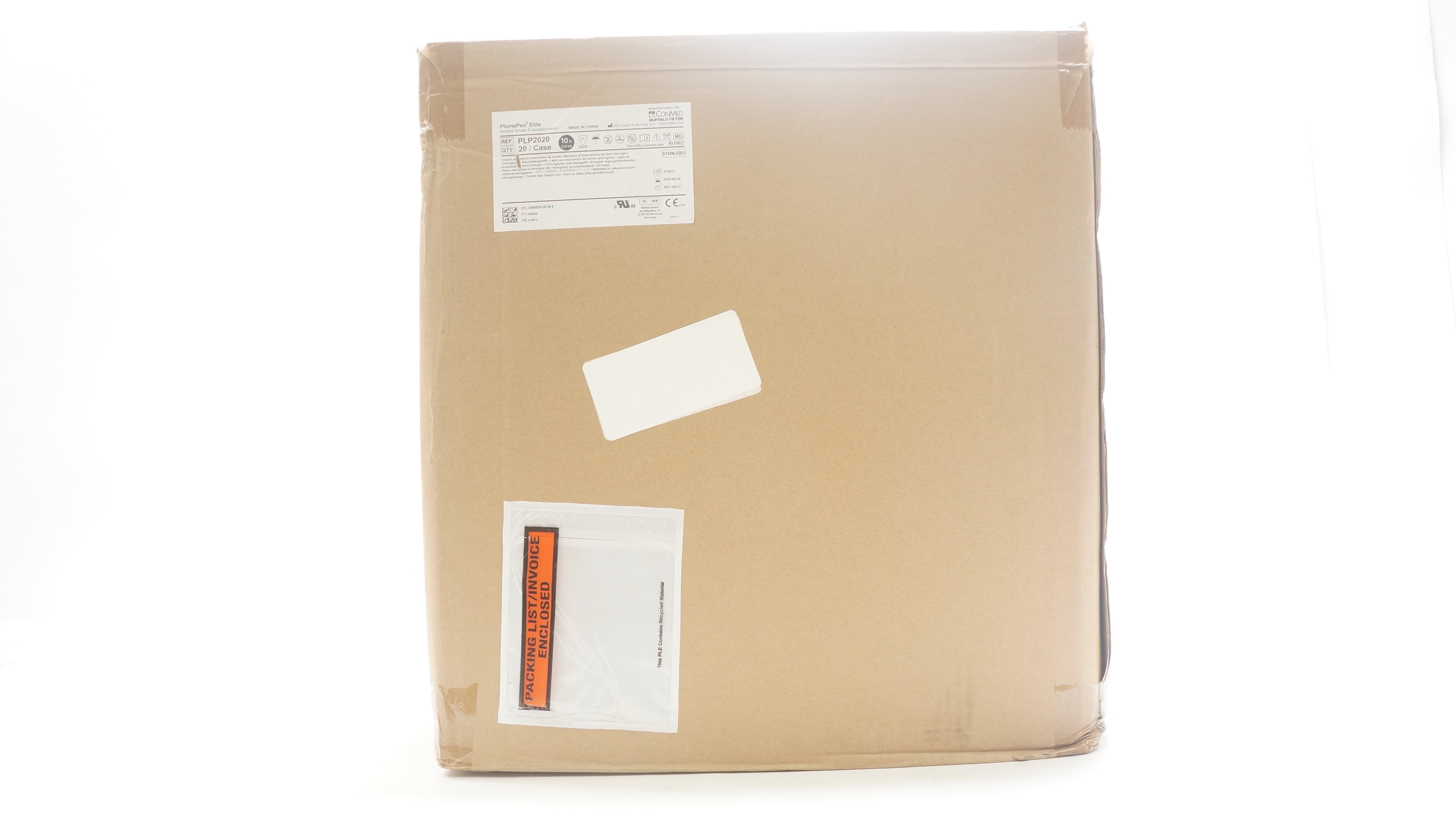 ConMed PLP2020 PlumePen Surgical Smoke Evacuation Pencil 10Ft. (x) - Case of 20