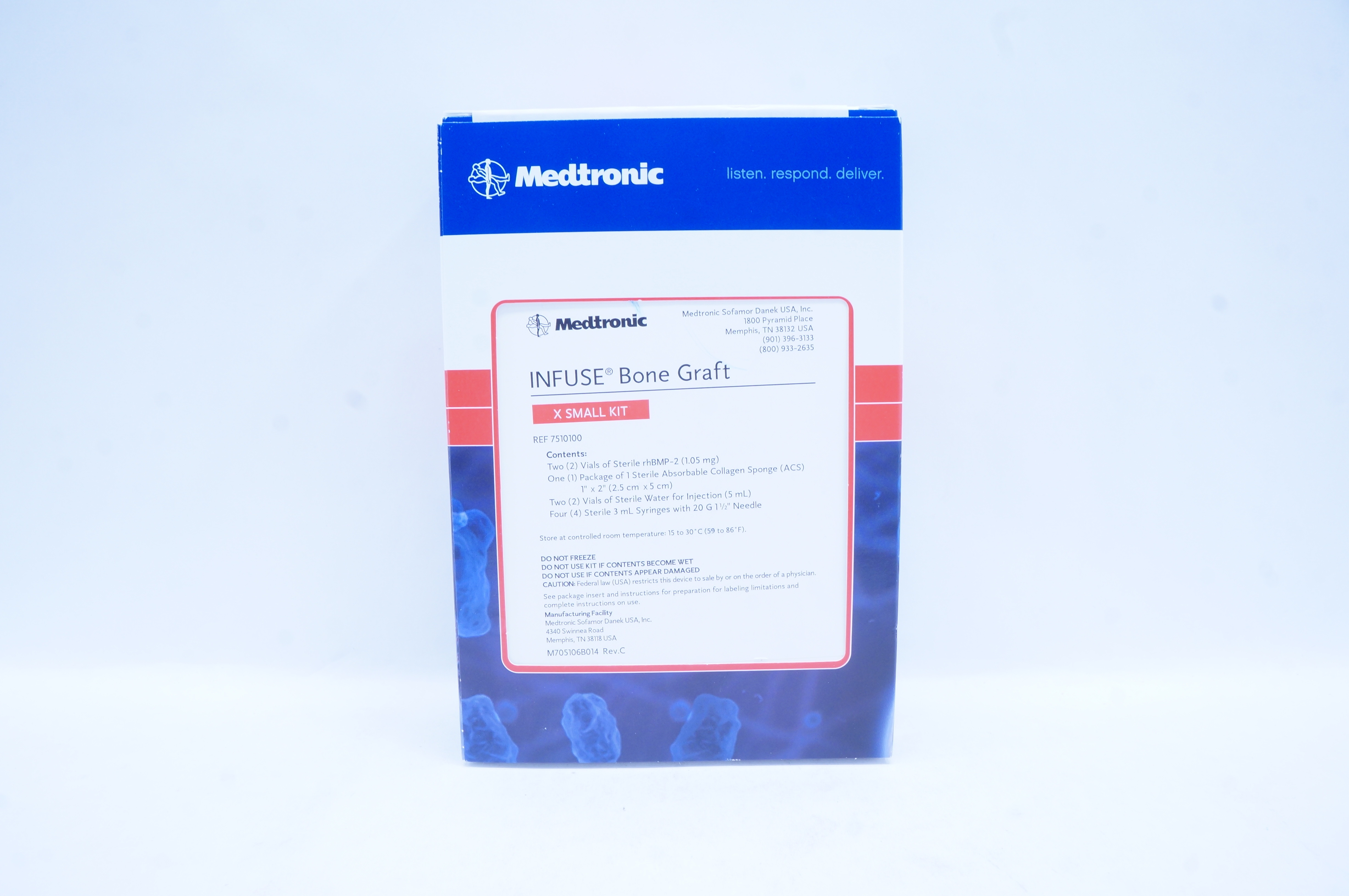 Medtronic 7510100 Infuse Bone Graft, X Small Kit 1.4cc (x)