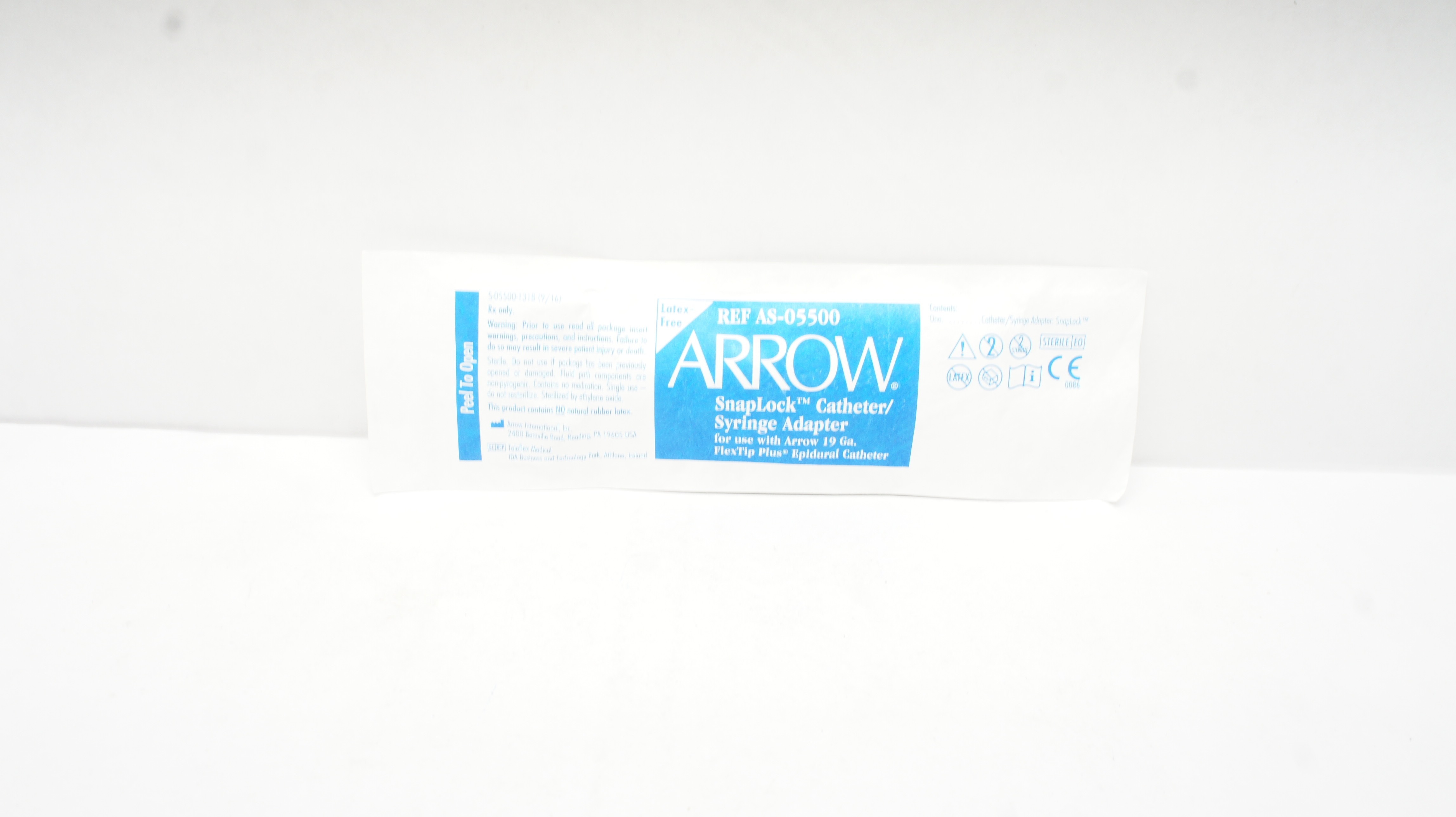 Arrow AS-05500 SnapLock Cath./Syringe Adapter (x)