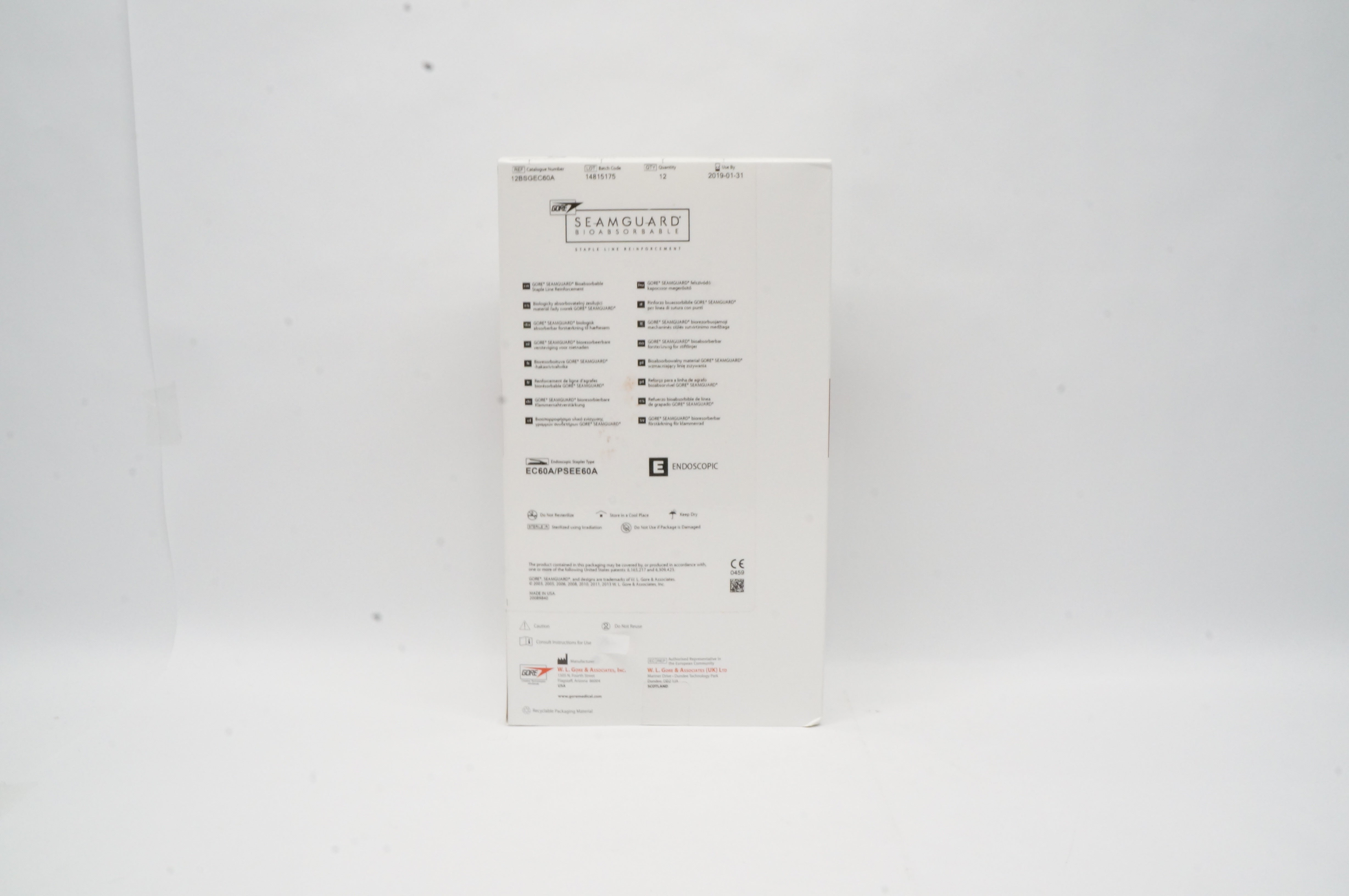 GORE 12BSGEC60A Seamguard Staple Line Reinforcement (x) - Box of 12