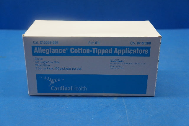 Cardinal Health C15053-006 Allegiance Cotton-Tipped Applicators (x)~Case of 1000