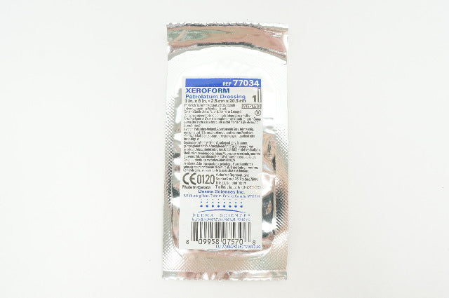 Derma Sciences 77034 Xeroform Petrolatum Dressing 1inch x 8inch (x)