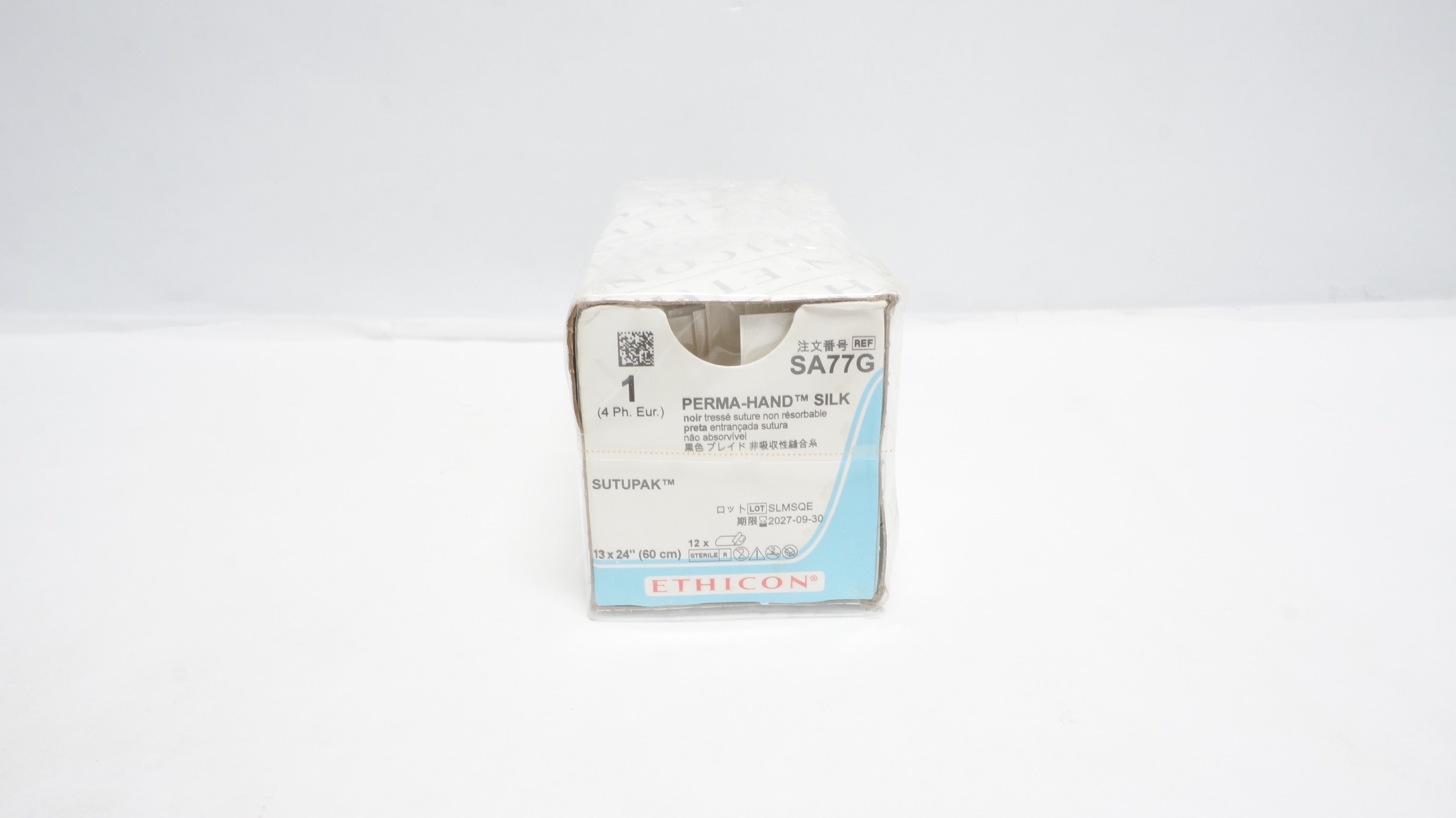 Ethicon SA77G 1 Perma-Hand Silk Non-absorbable Stre. 13 x 24In - Box of 12