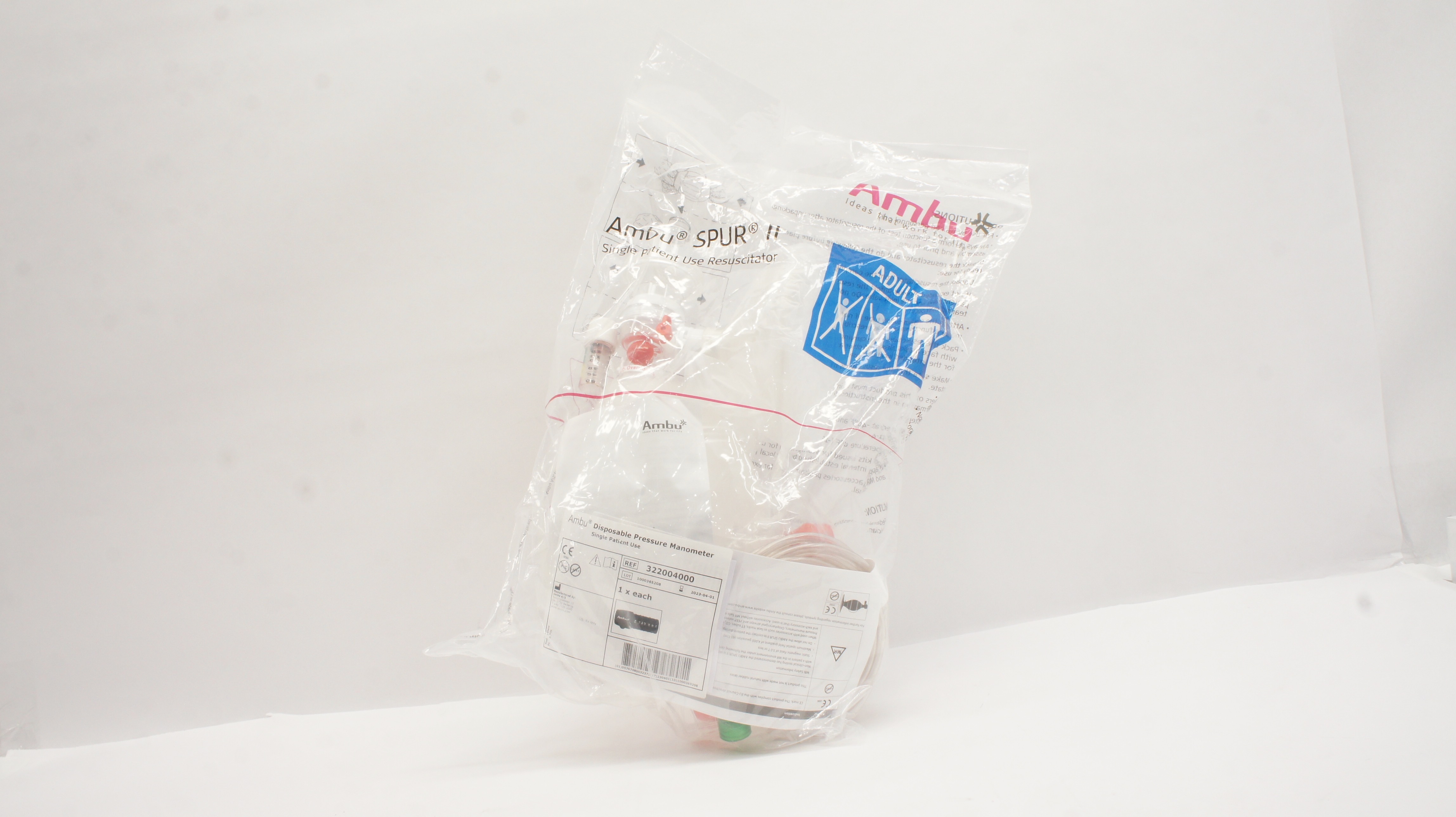 Ambu 322004000 Disposable Pressure Manometer Single Patient Use