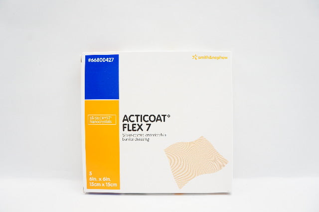 Smith&Nephew 66800427 Acticoat Flex 7 6inch x 6inch - Box of 5 (x)