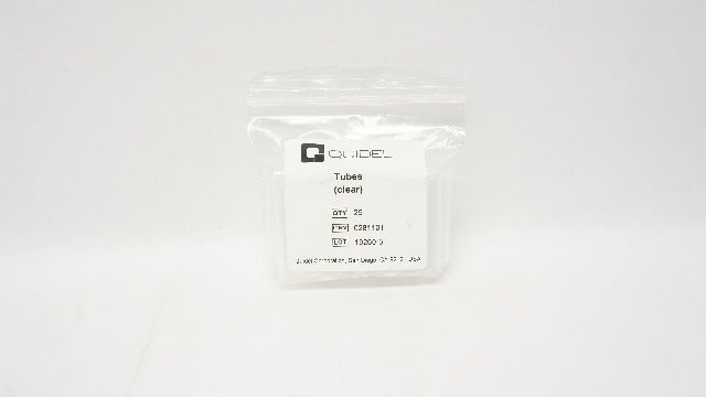 Quidel Corporation Tubes Clear - Bag of 25