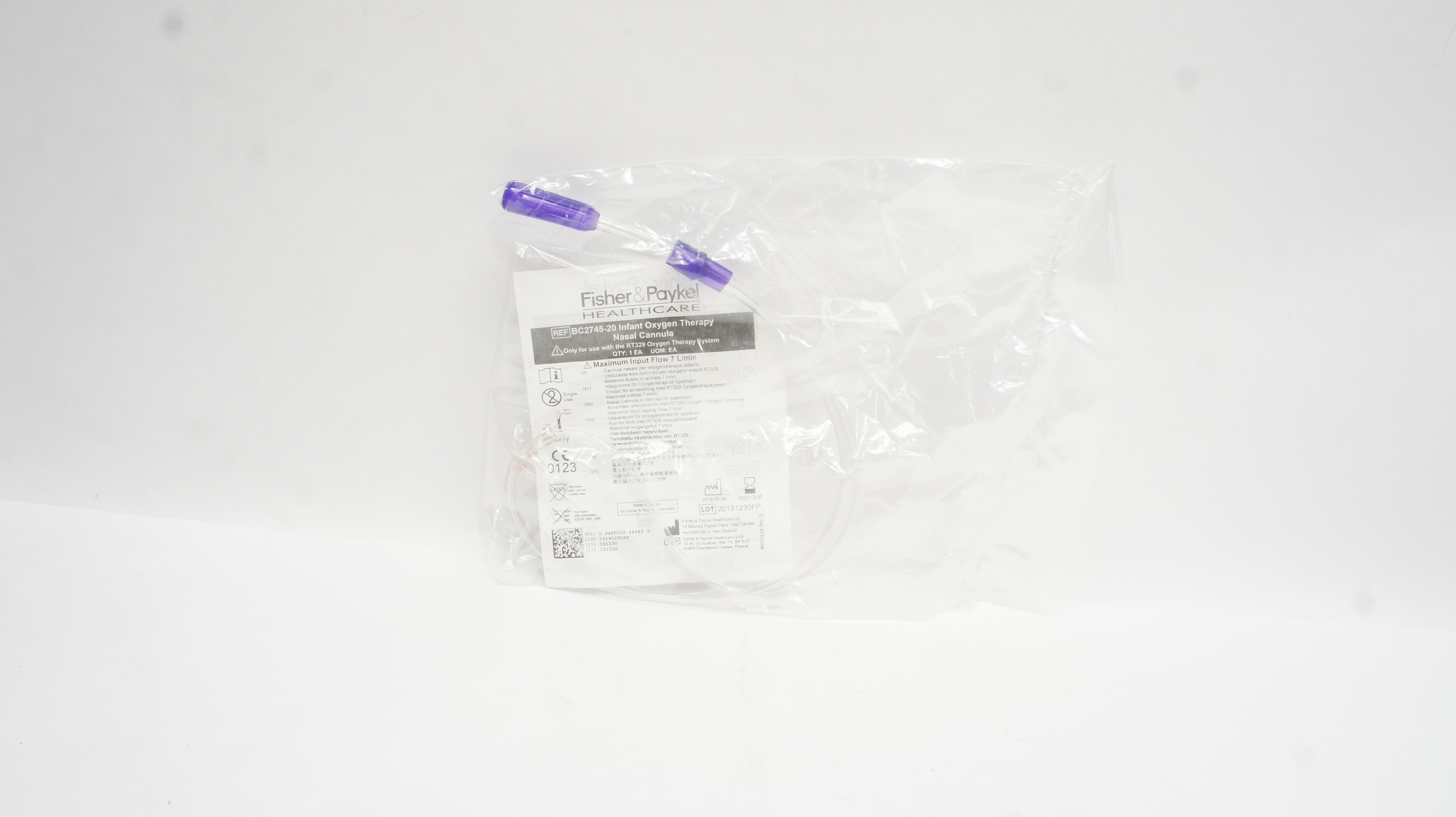 Fisher&Paykel BC2745-20 Infant Oxygen Therapy Nasal Cannula Max Input 7L.min (x)