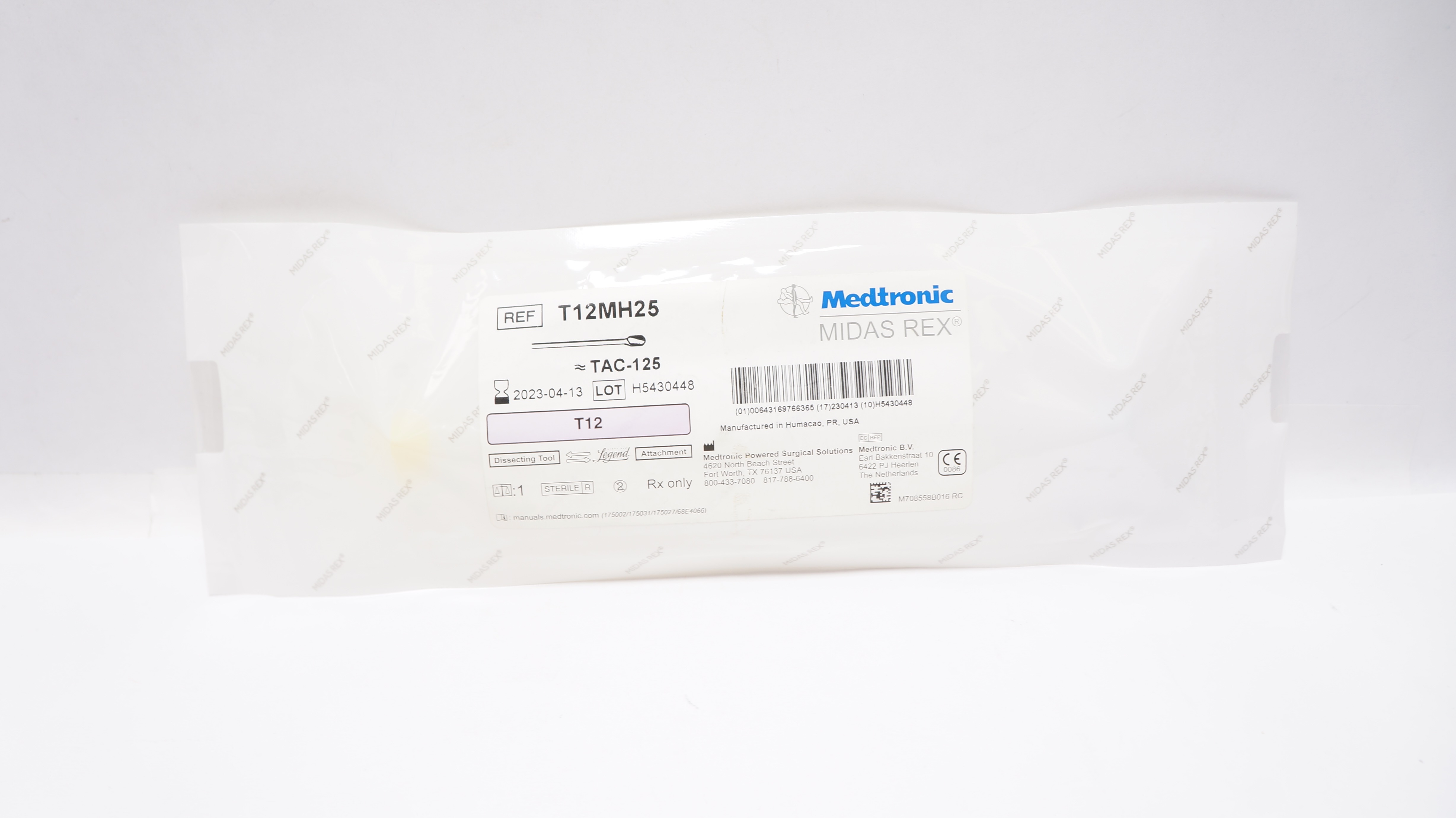 Medtronic T12MH25 MIDAS REX TAC-125 Dissecting Tool T12 (x)