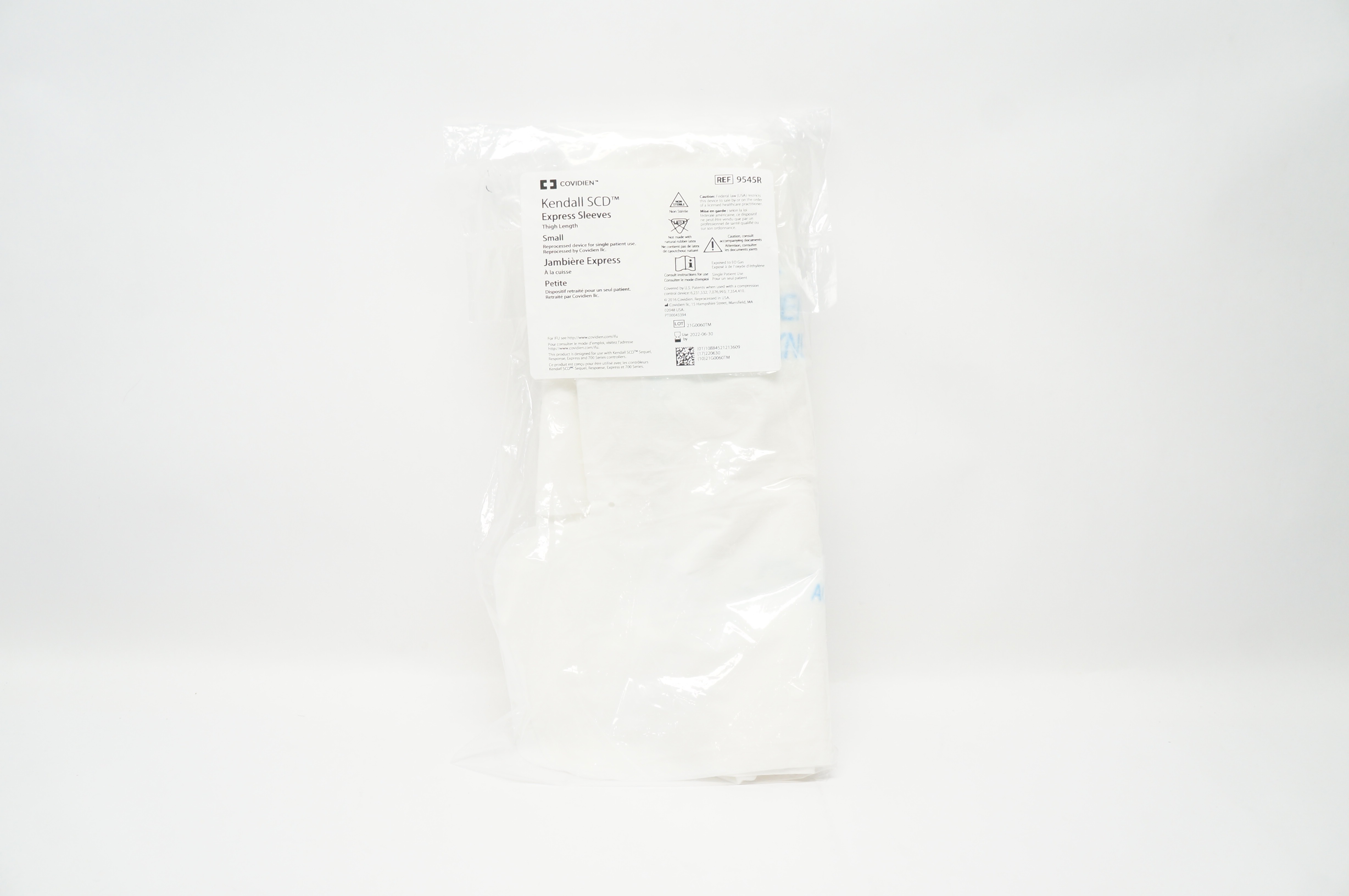 Covidien 9545R Kendall SCD Express Sleeves, Thigh Length, Small (x)