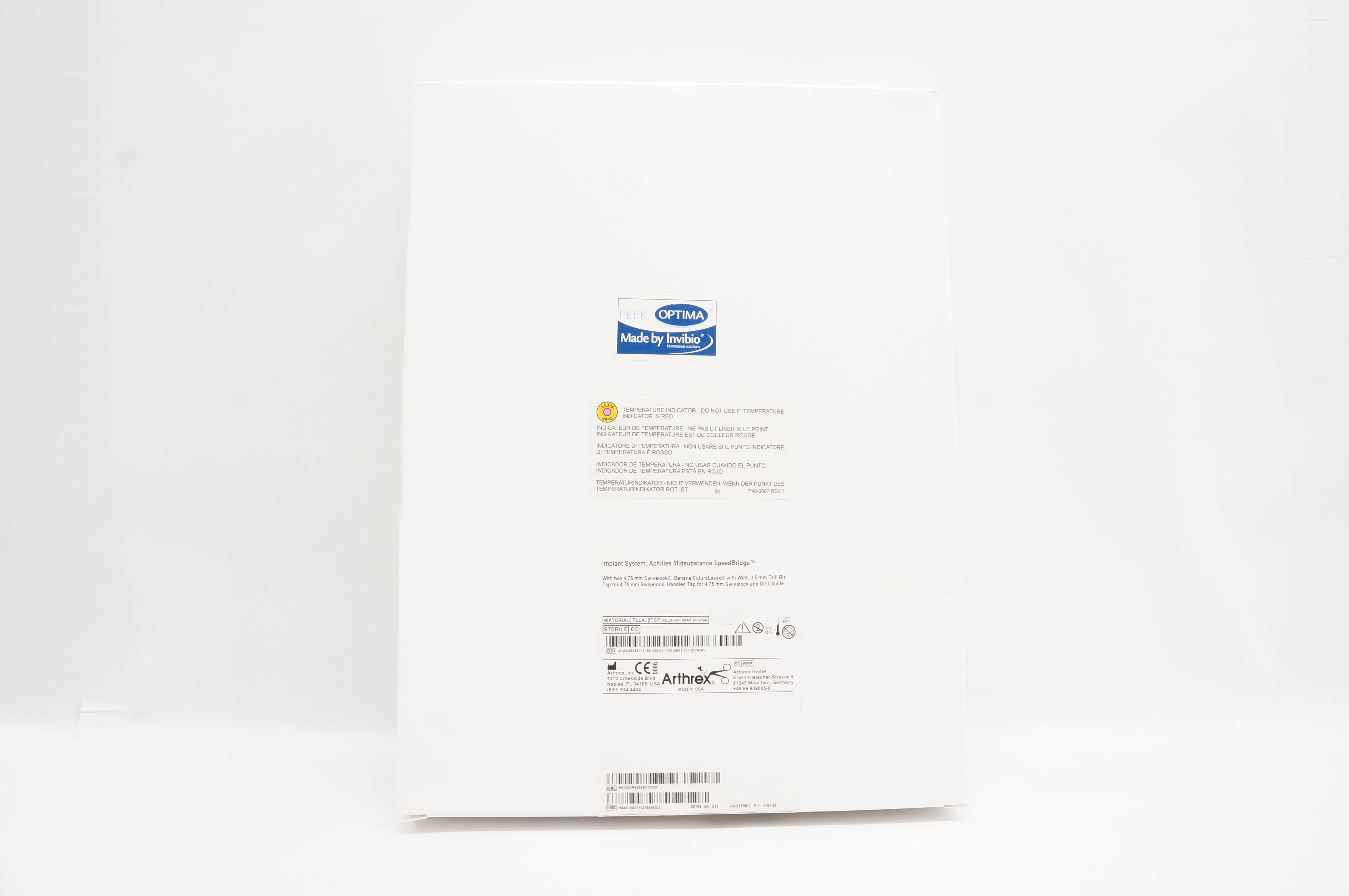 Arthrex AR-8929BC-CP Implant System Achilles Midsubstance SpeedBridge (x)