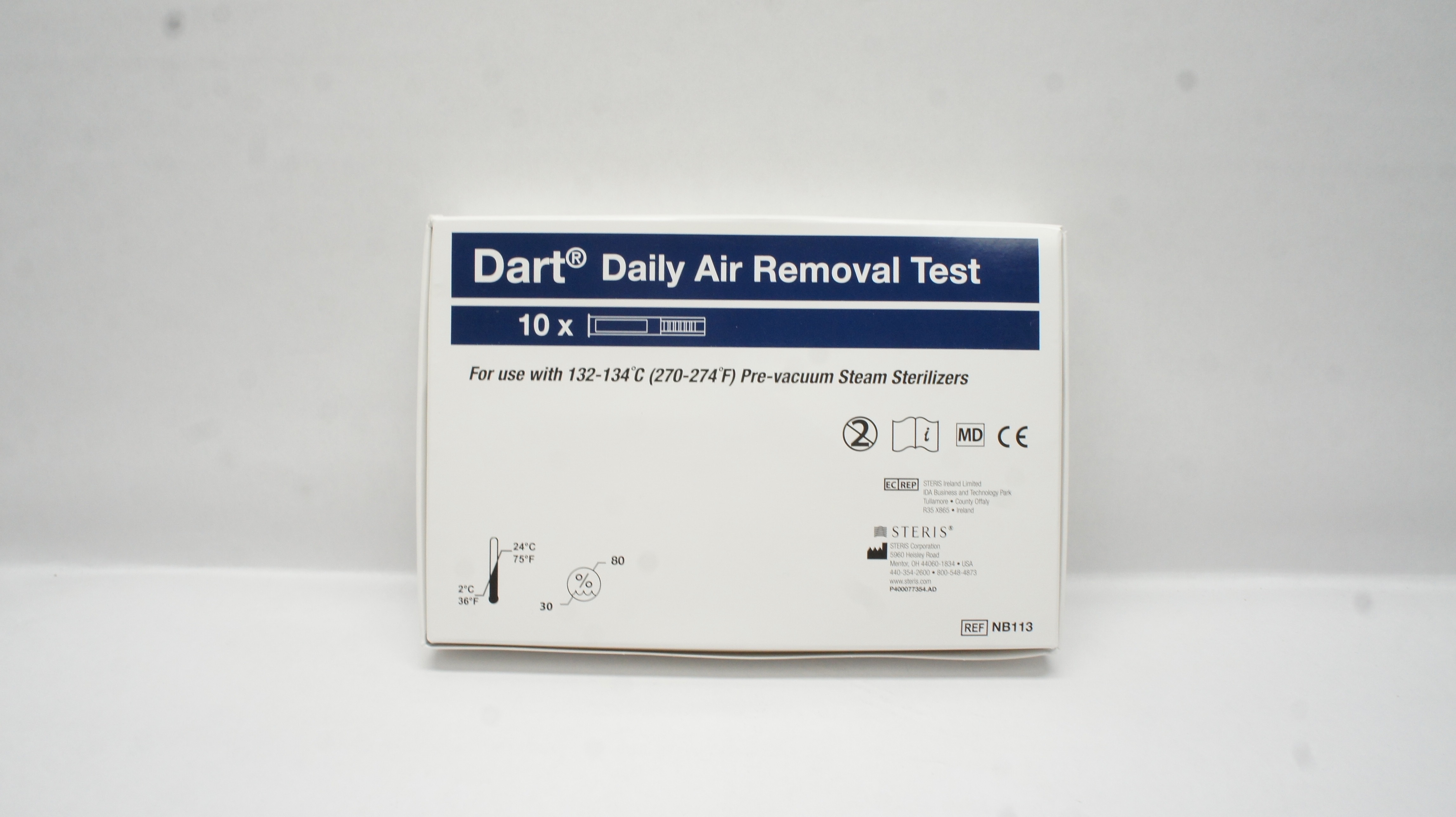Steris NB113 Dart Daily Air Removal Test - Box of 10