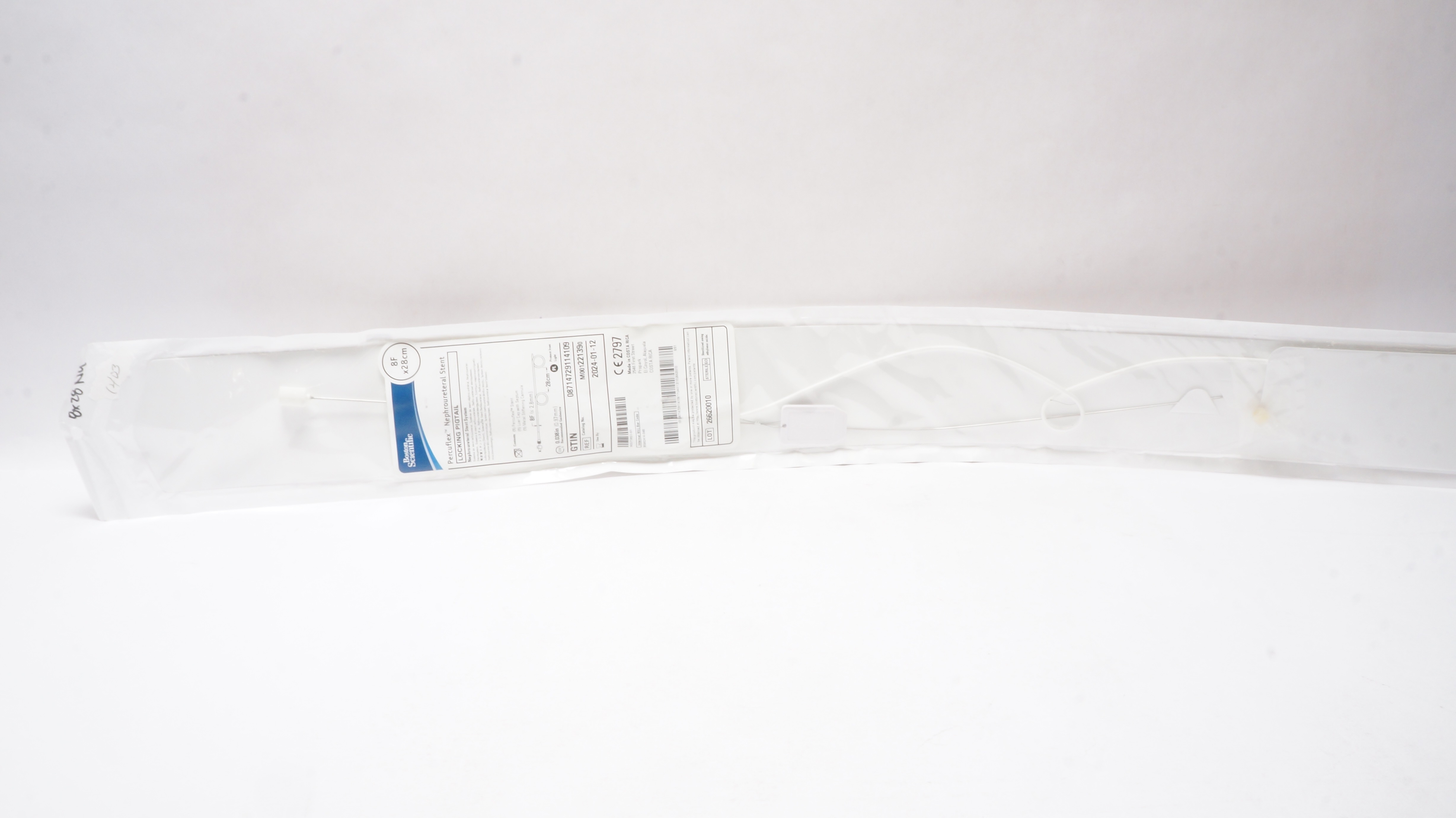 Boston Scientific 22139 Percuflex Nephroureteral Stent System 8F x 28cm