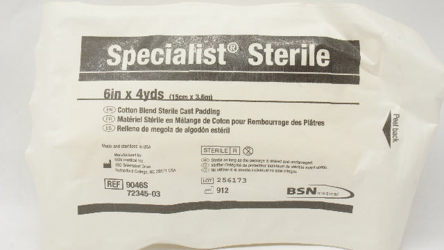 BSN Medical 9046S Specialist Sterile Cotton Blend Cast Padding 6inch x 4yds