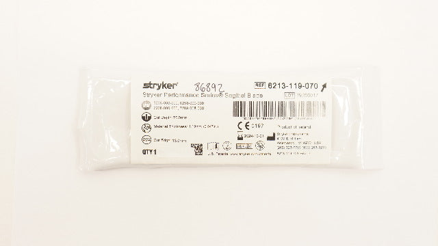 Stryker 6213-119-070 Performance Series Sagittal Blade 70.0mm x.047inch x 13.0mm