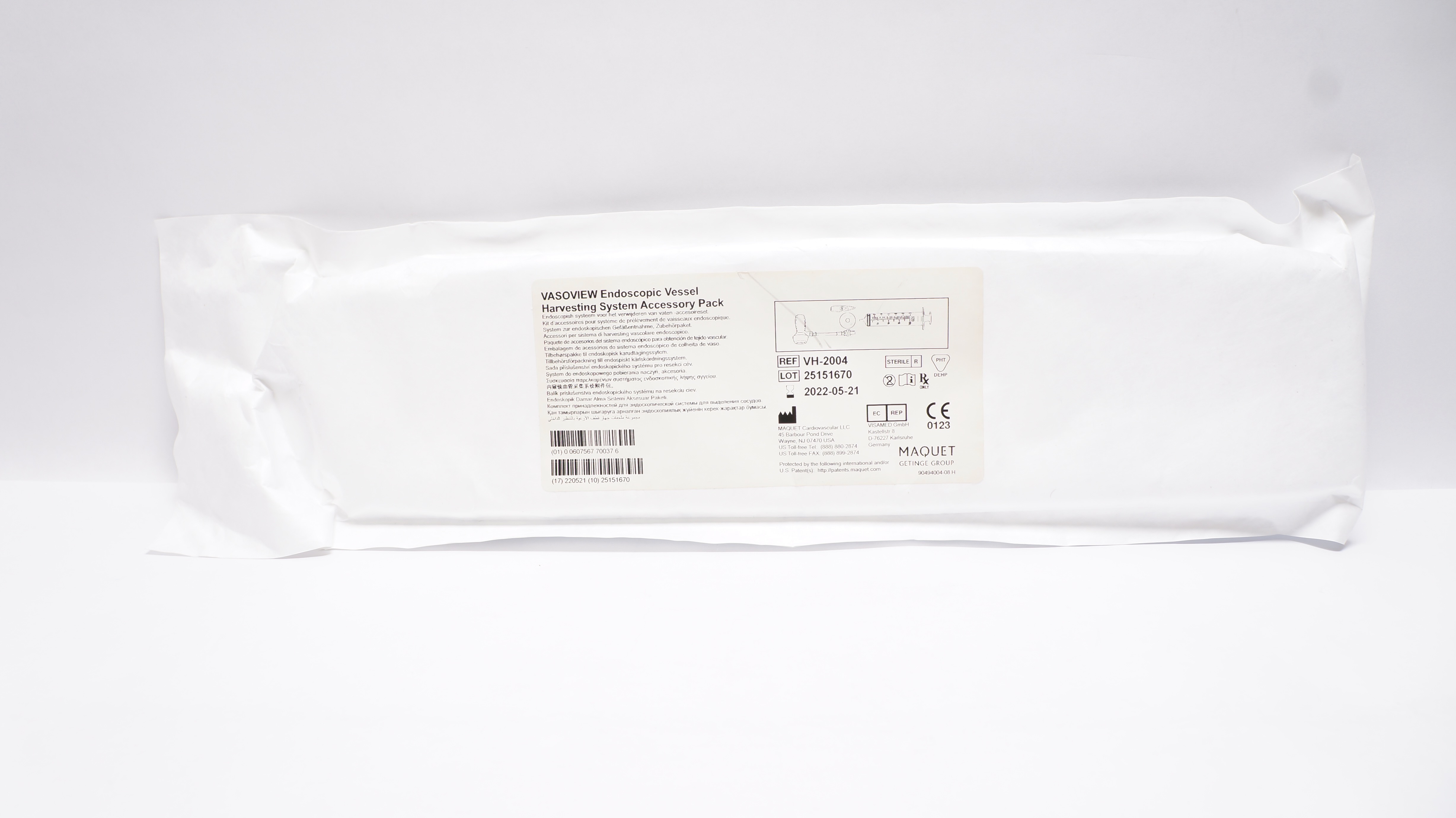 Maquet VH-2004 Vasoview Endoscopic Vessel Harvesting System Accessory Pack (x)