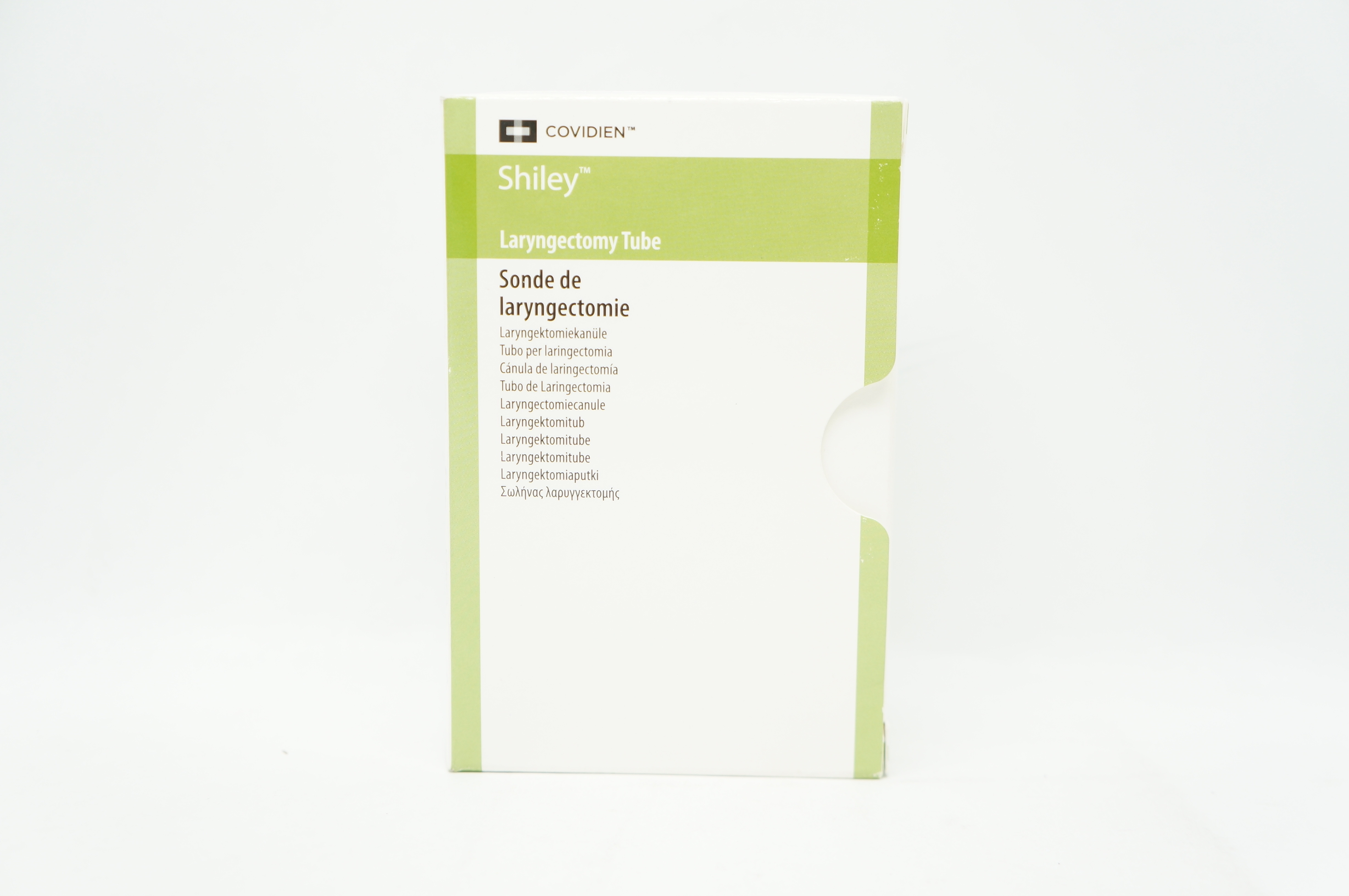 Covidien 8LGT Shiley Laryngectomy Tube 7.6mm I.D. x 12.6mm O.D. x 50mm (x)