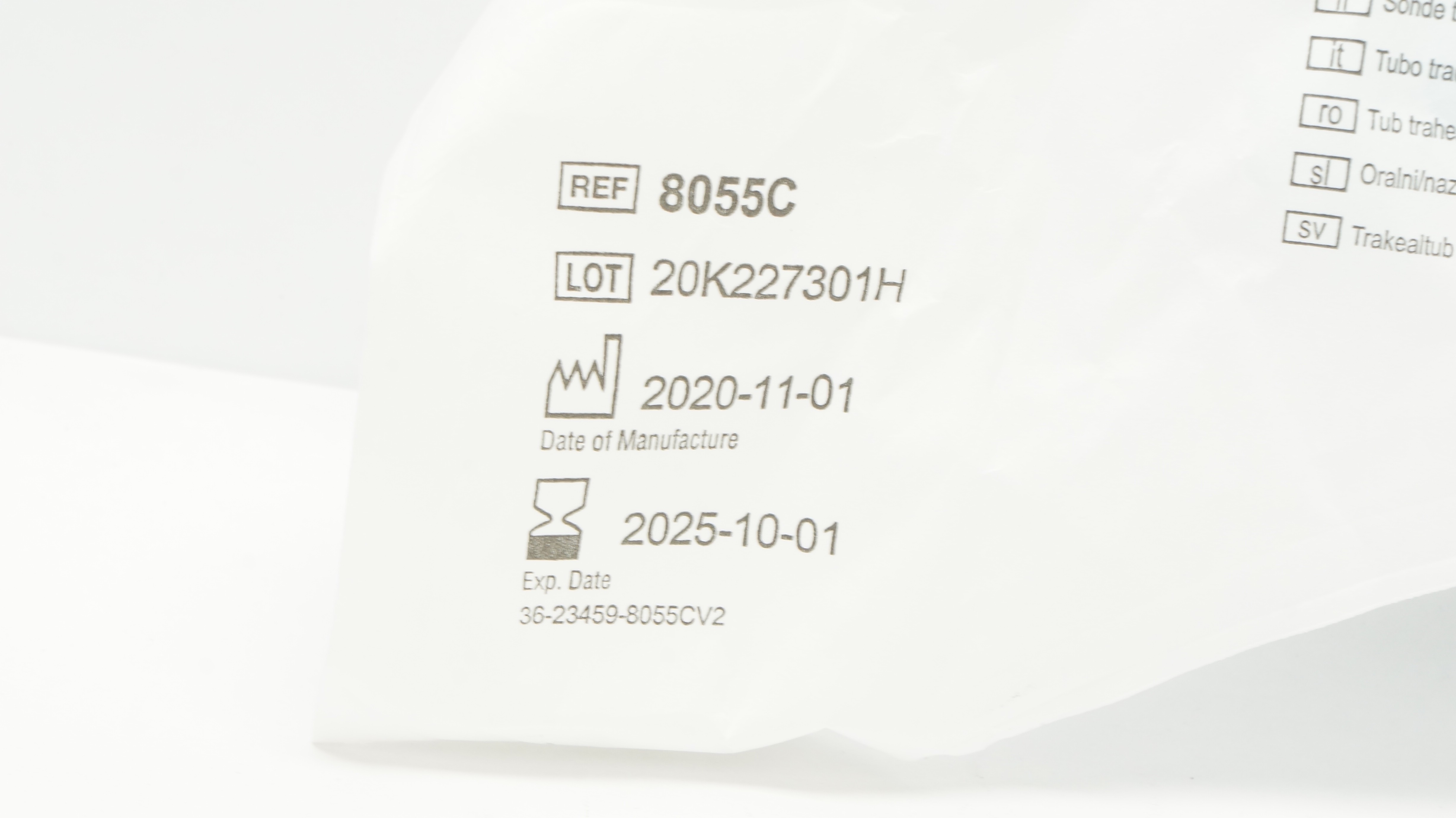 Well Lead 8055C Vyaire Vital Signs Tracheal Tube Oral/Nasal ID 5,5/7,5 OD  17mm
