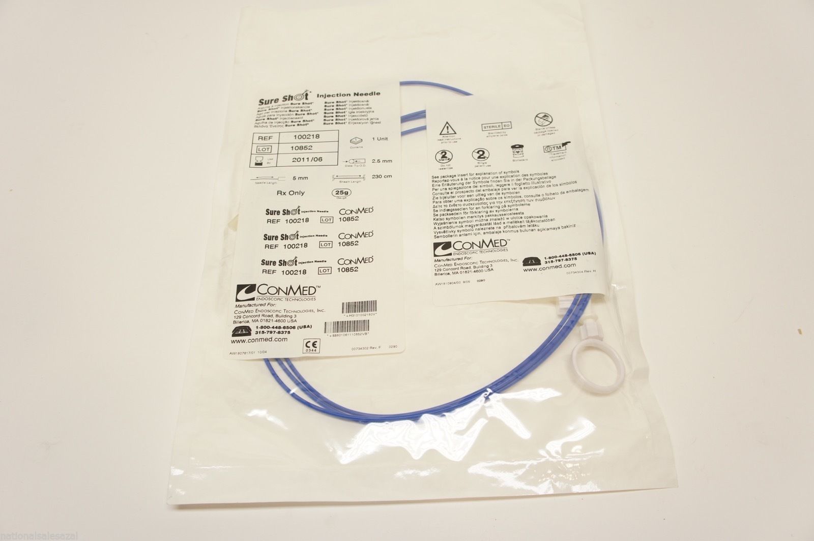 100218 ~ ConMed Injection Ndle 2.5mm x 230cm (x)