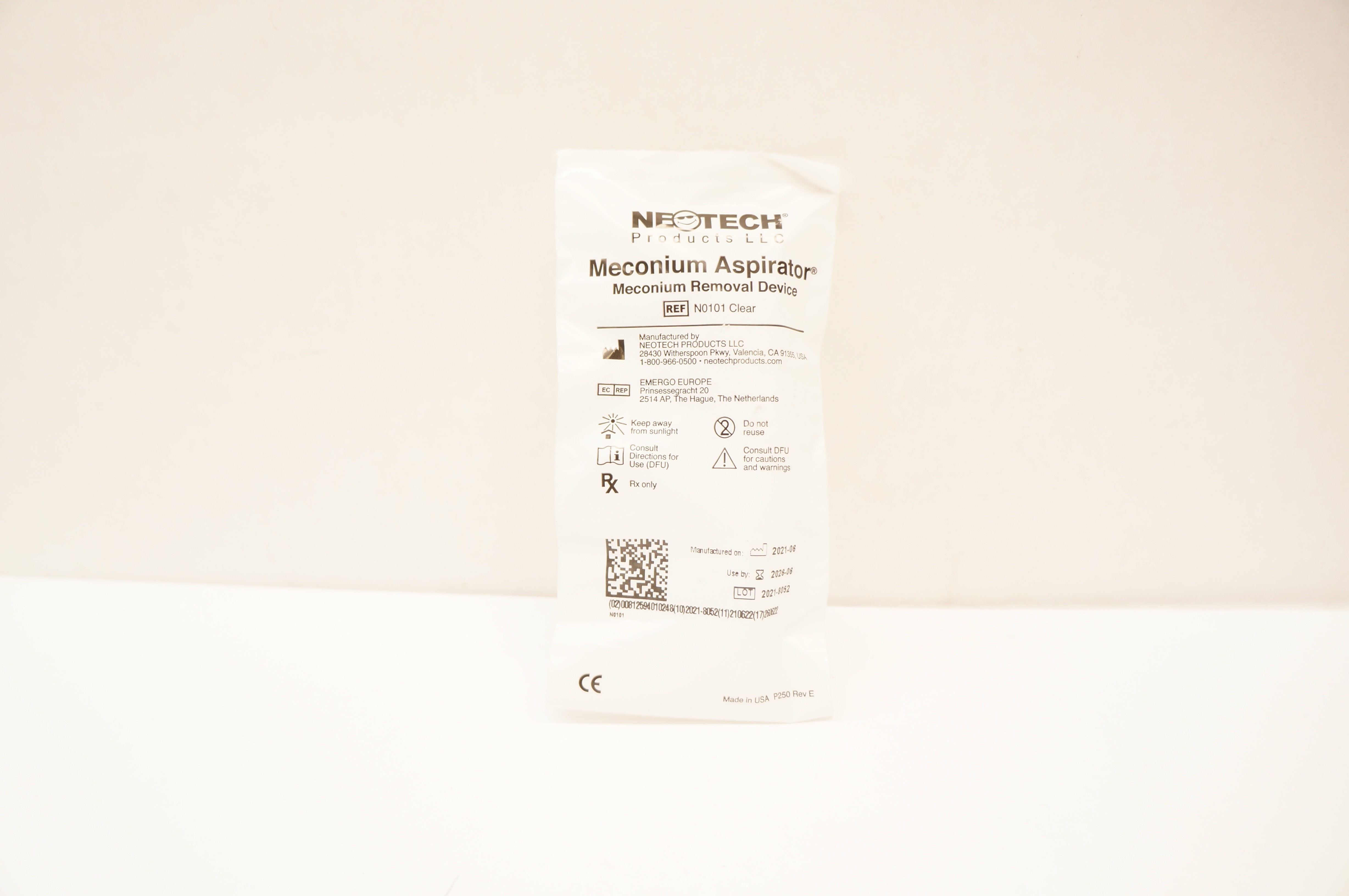 Neotech N0101 Meconium Aspirator Meconium Removal Device