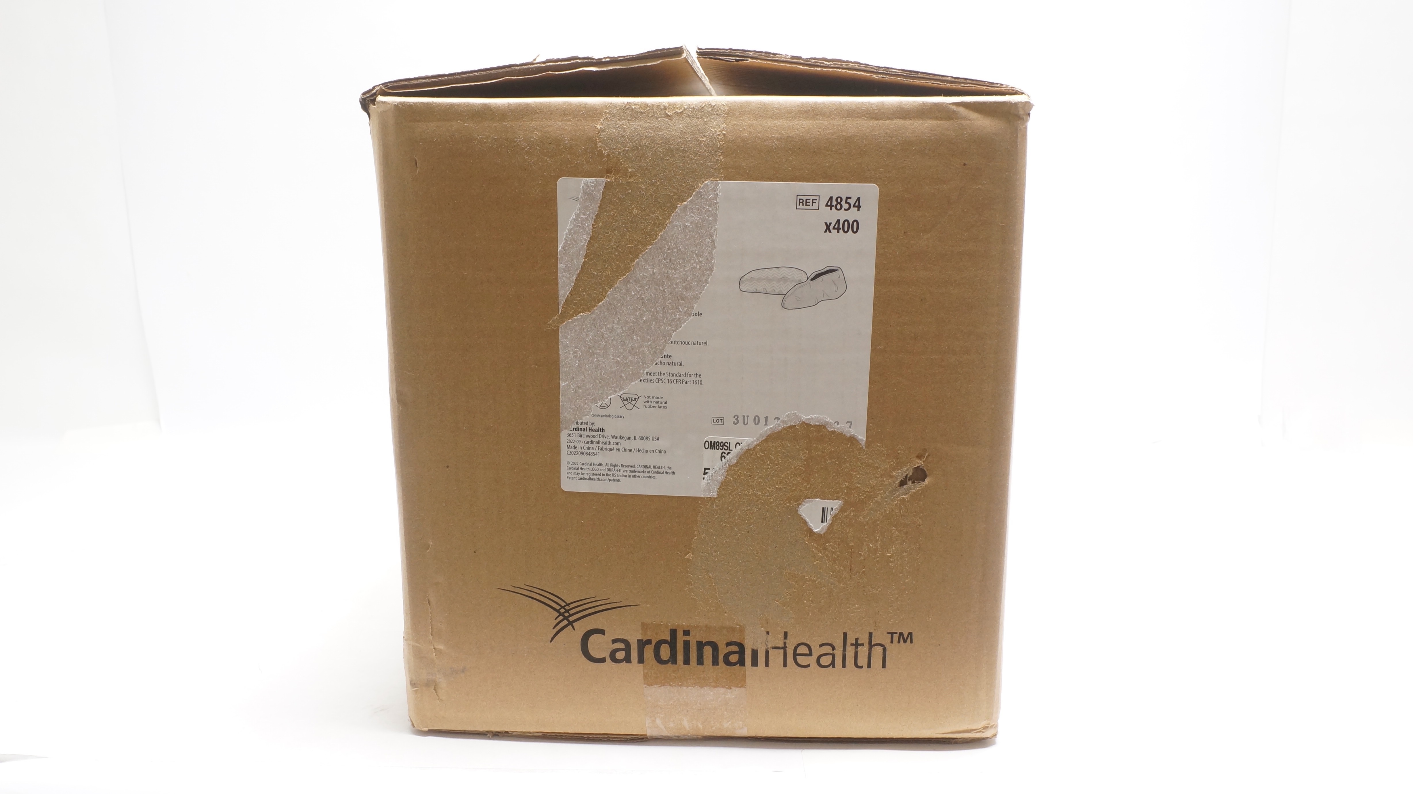 Cardinal Health 4854 Convertors Dura-Fit Shoe Covers X-Large - Box of 400