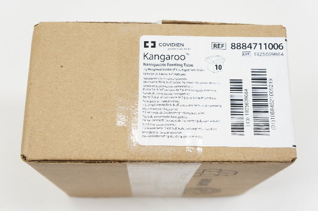 Covidien 8884711006 Kangaroo Nasagastric Feeding Tube 10Fr x 43inch - Box of 10