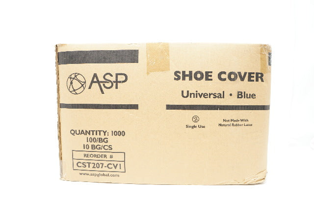 ASP CST207-CVI Shoe Cover, Universal, Blue - Box of 1000